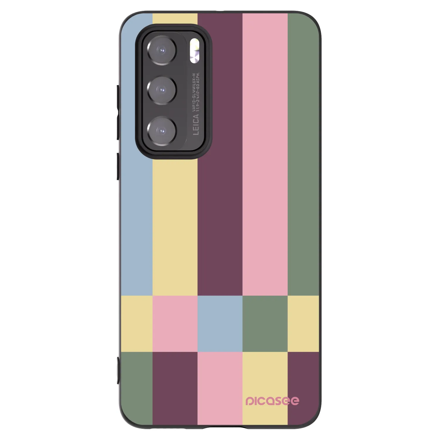 Picasee crna silikonska maskica za Huawei P40 - Lobby tiles