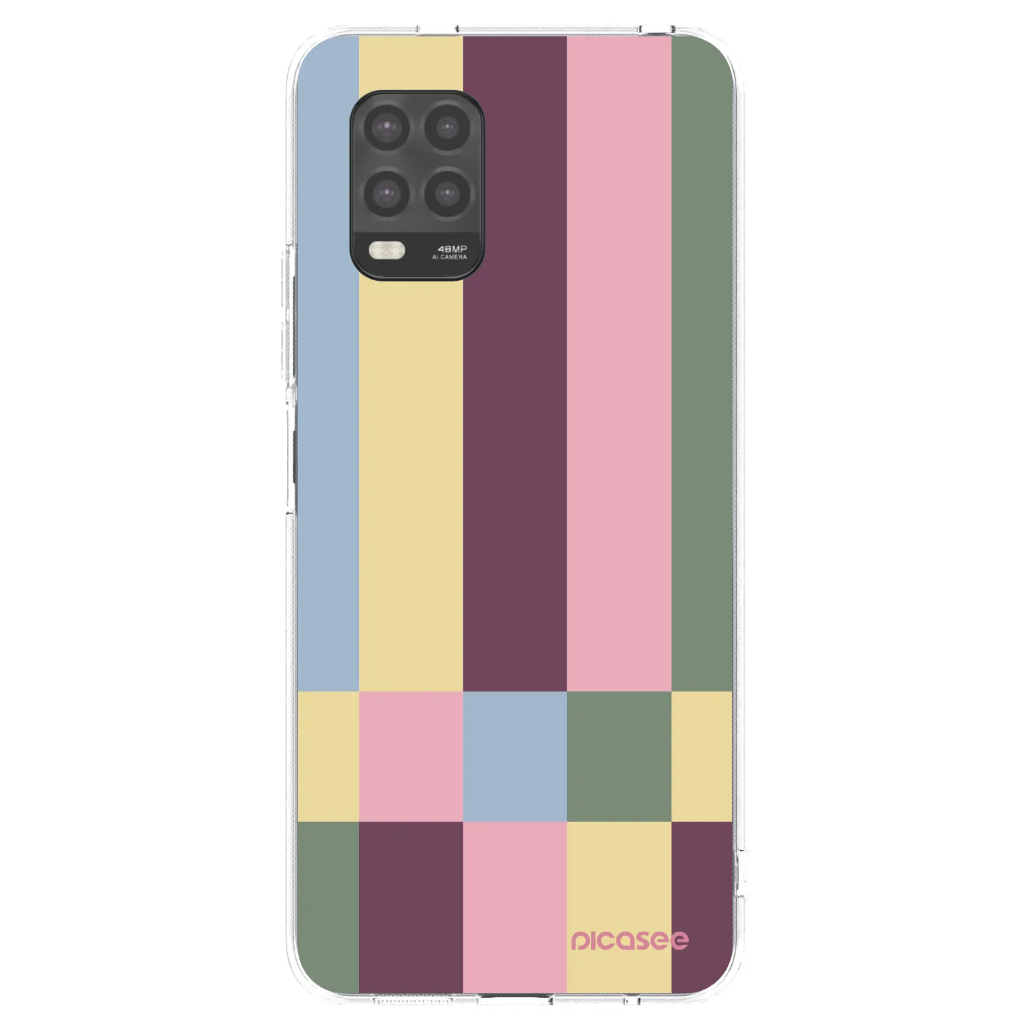 Picasee silikonska prozirna maskica za Xiaomi Mi 10 Lite - Lobby tiles