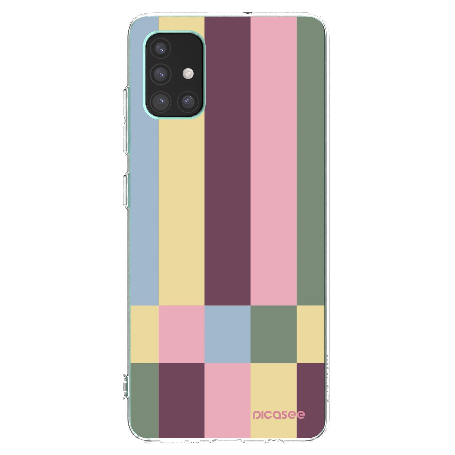 Picasee silikonska prozirna maskica za Samsung Galaxy M51 M515F - Lobby tiles