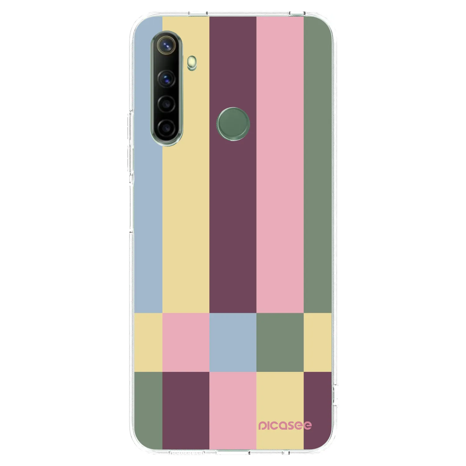 Picasee silikonska prozirna maskica za Realme 6i - Lobby tiles