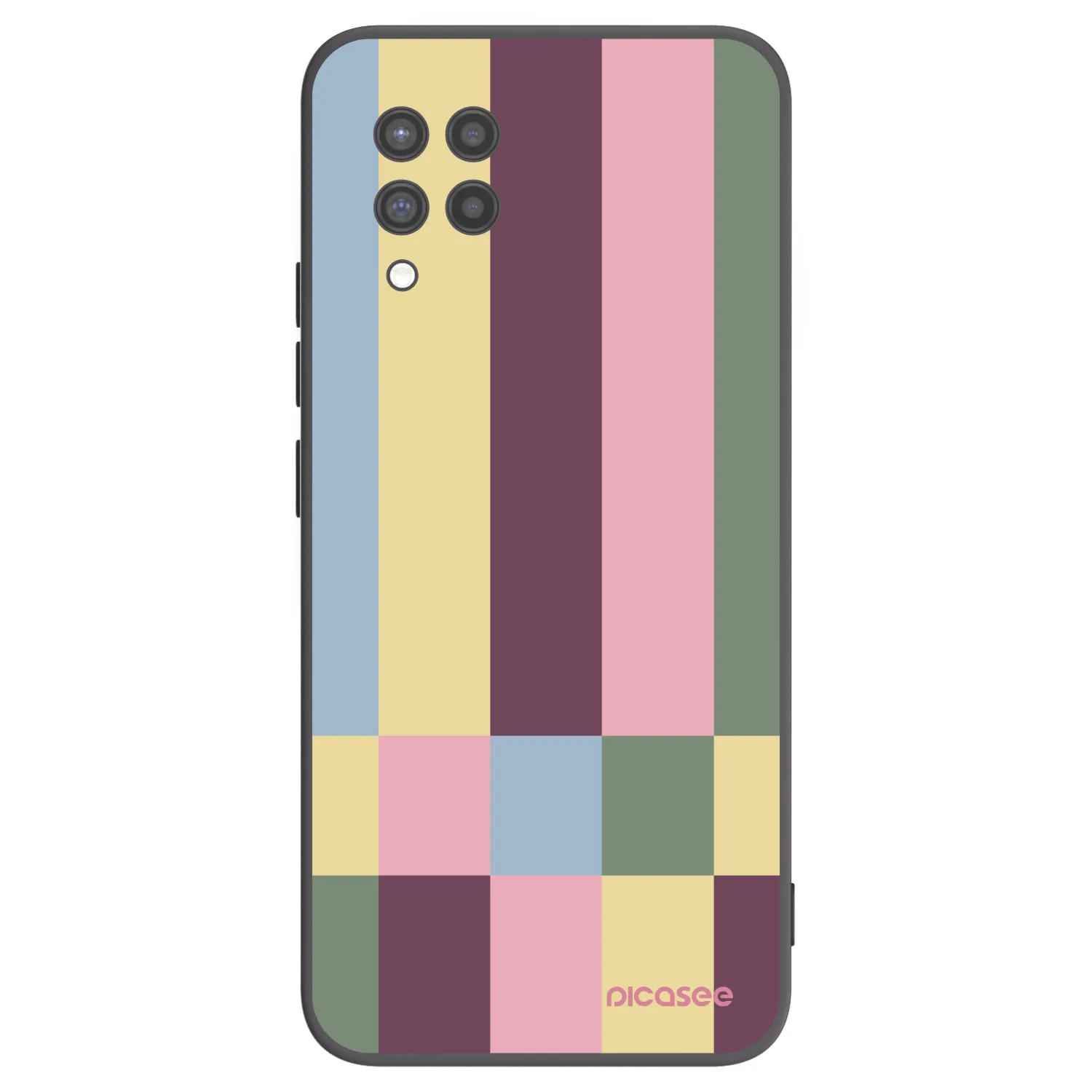 Picasee crna silikonska maskica za Samsung Galaxy A42 A426B - Lobby tiles