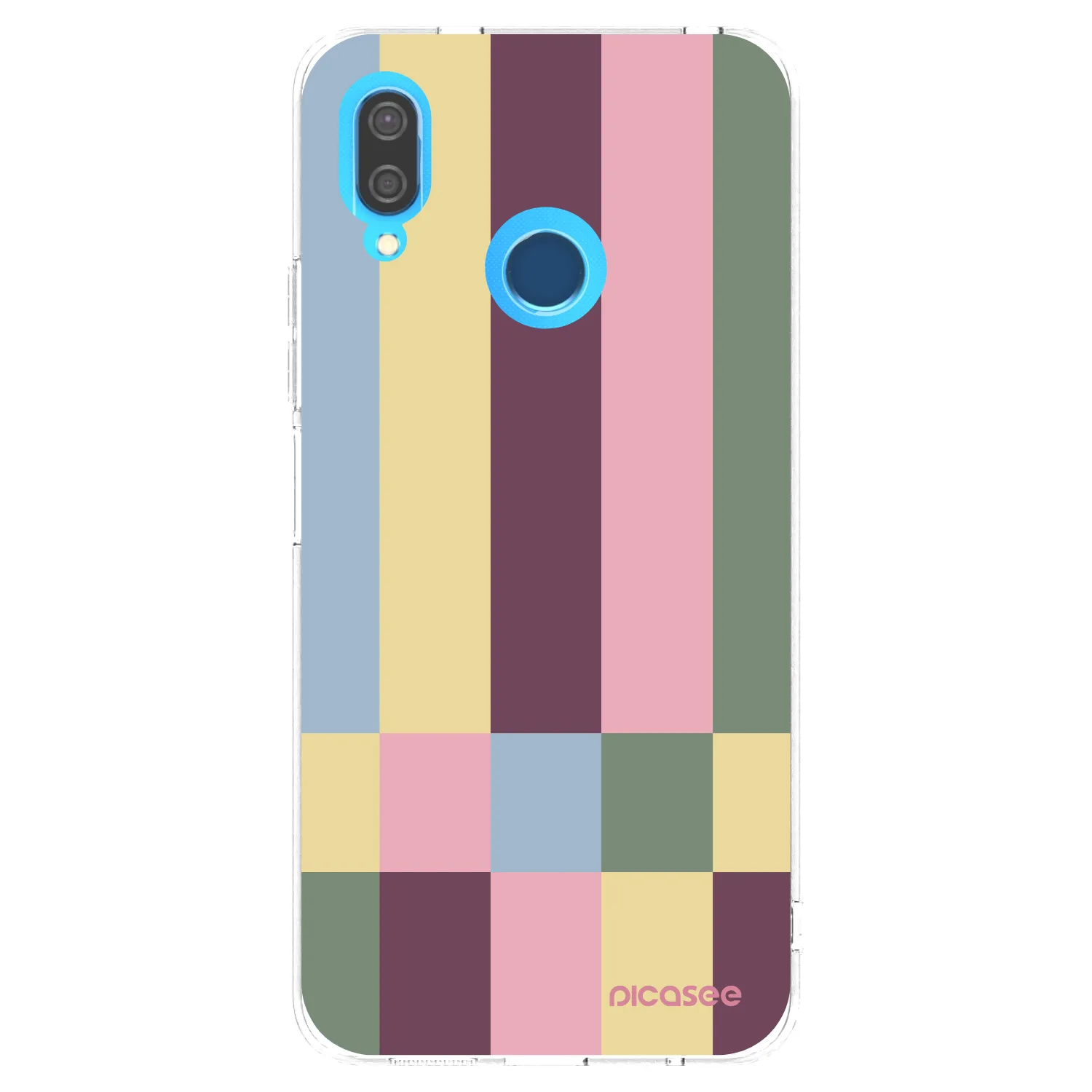 Picasee silikonska prozirna maskica za Huawei P20 Lite - Lobby tiles