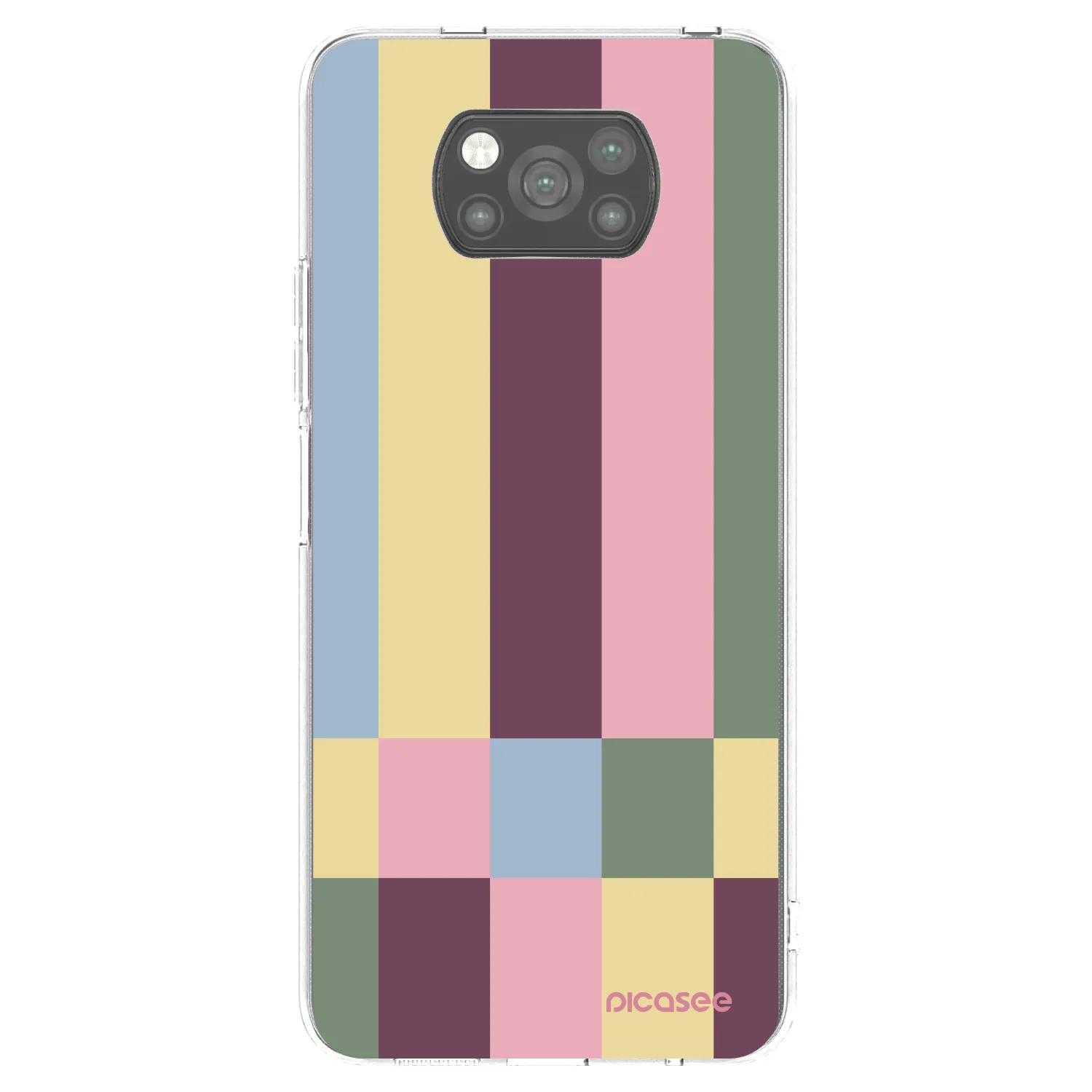 Picasee crna silikonska maskica za Xiaomi Poco X3 Pro - Lobby tiles