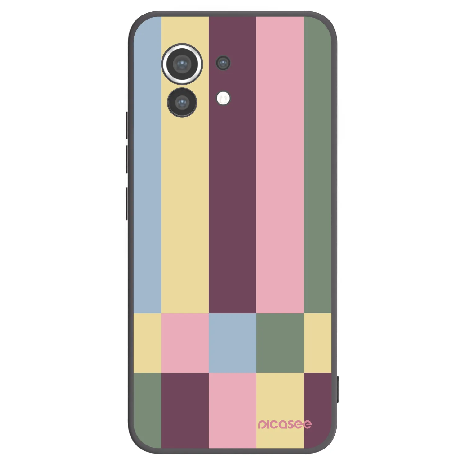 Picasee crna silikonska maskica za Xiaomi Mi 11 - Lobby tiles