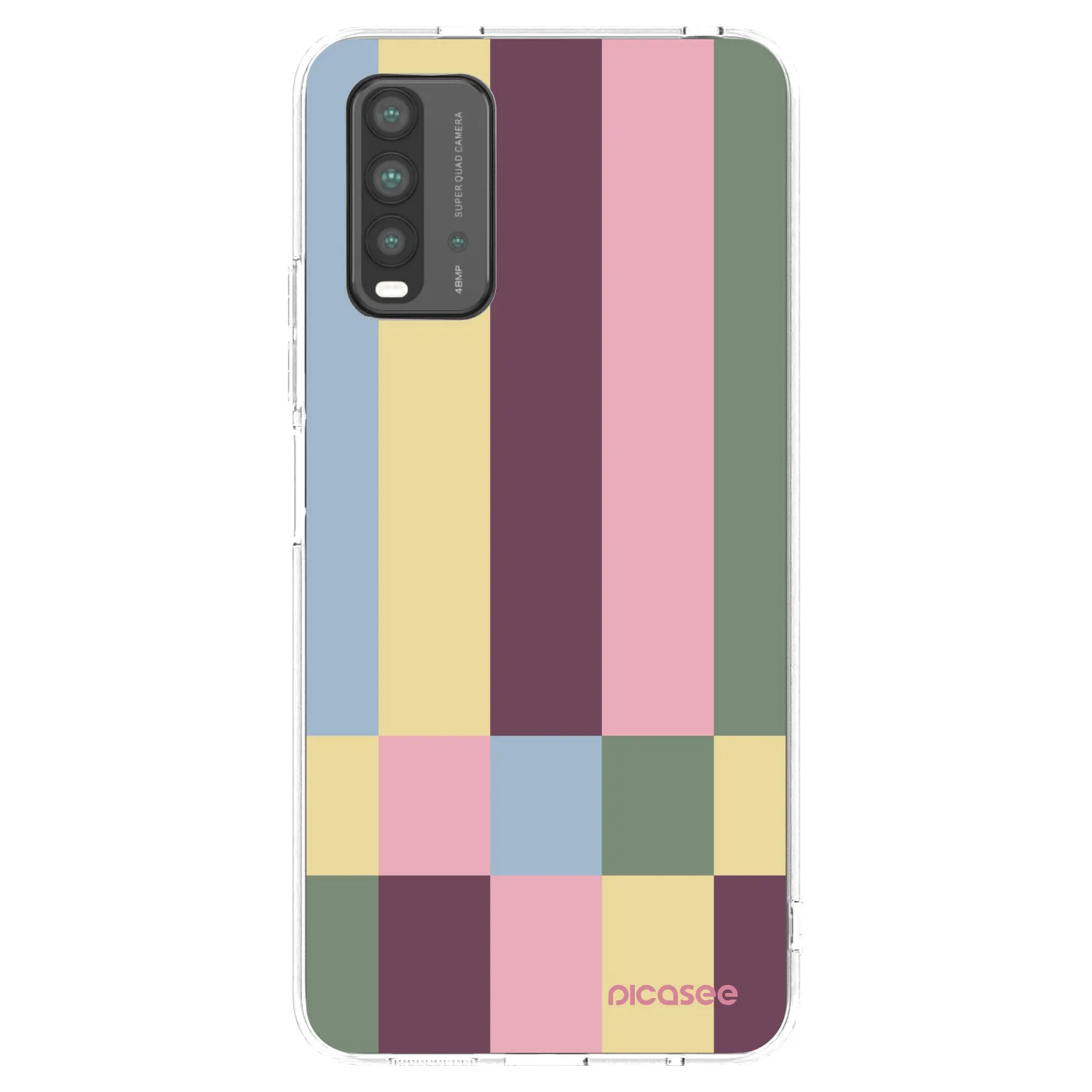 Picasee crna silikonska maskica za Xiaomi Redmi 9T - Lobby tiles