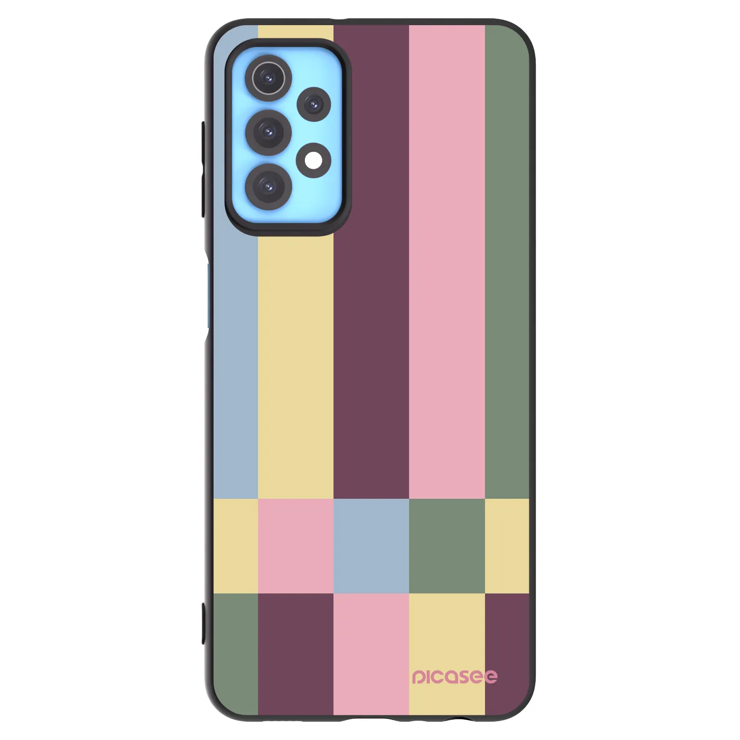 Picasee crna silikonska maskica za Samsung Galaxy A32 4G SM-A325F - Lobby tiles
