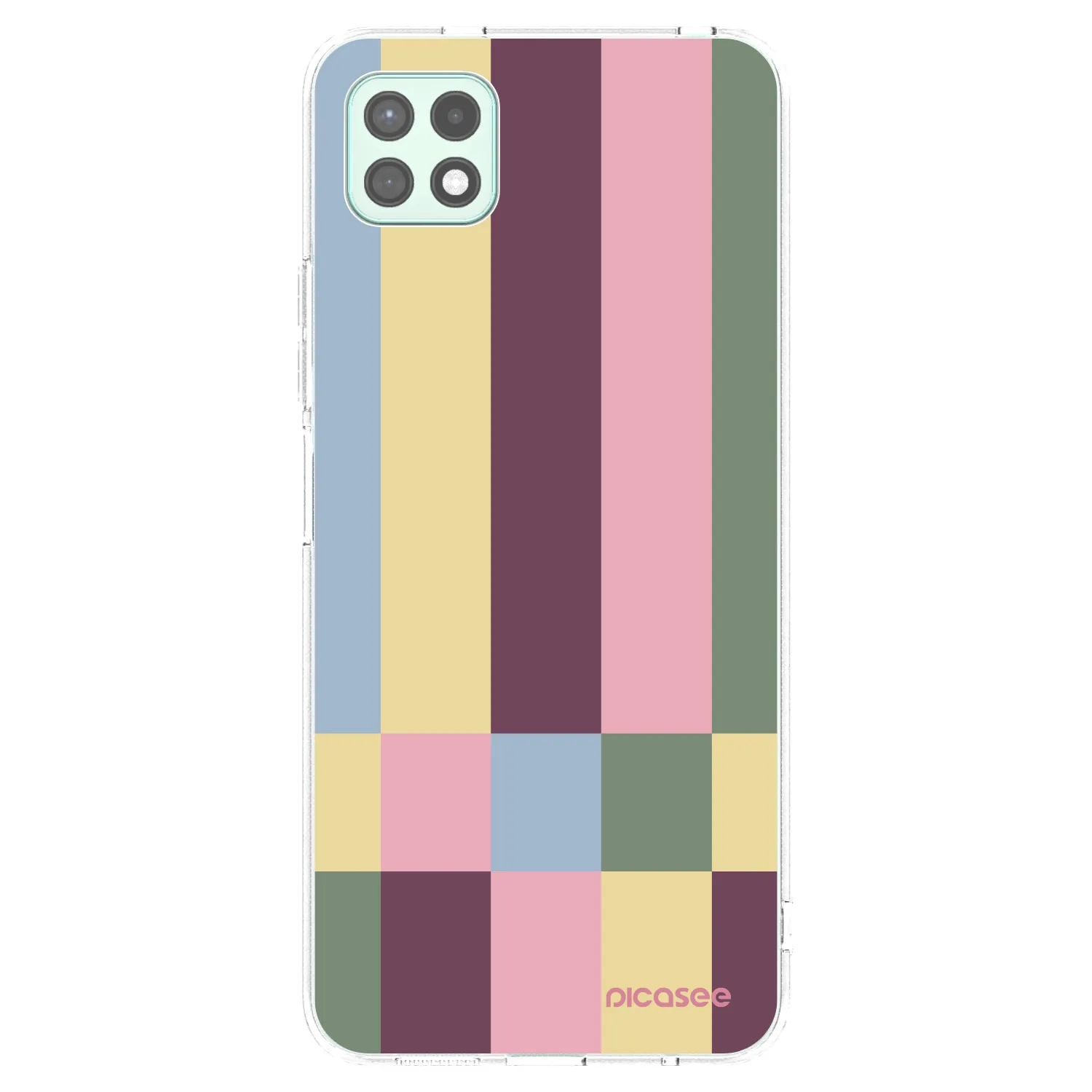 Picasee silikonska prozirna maskica za Samsung Galaxy A22 A226B 5G - Lobby tiles