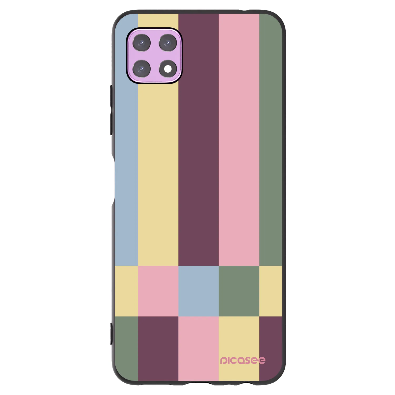 Picasee crna silikonska maskica za Samsung Galaxy A22 A226B 5G - Lobby tiles