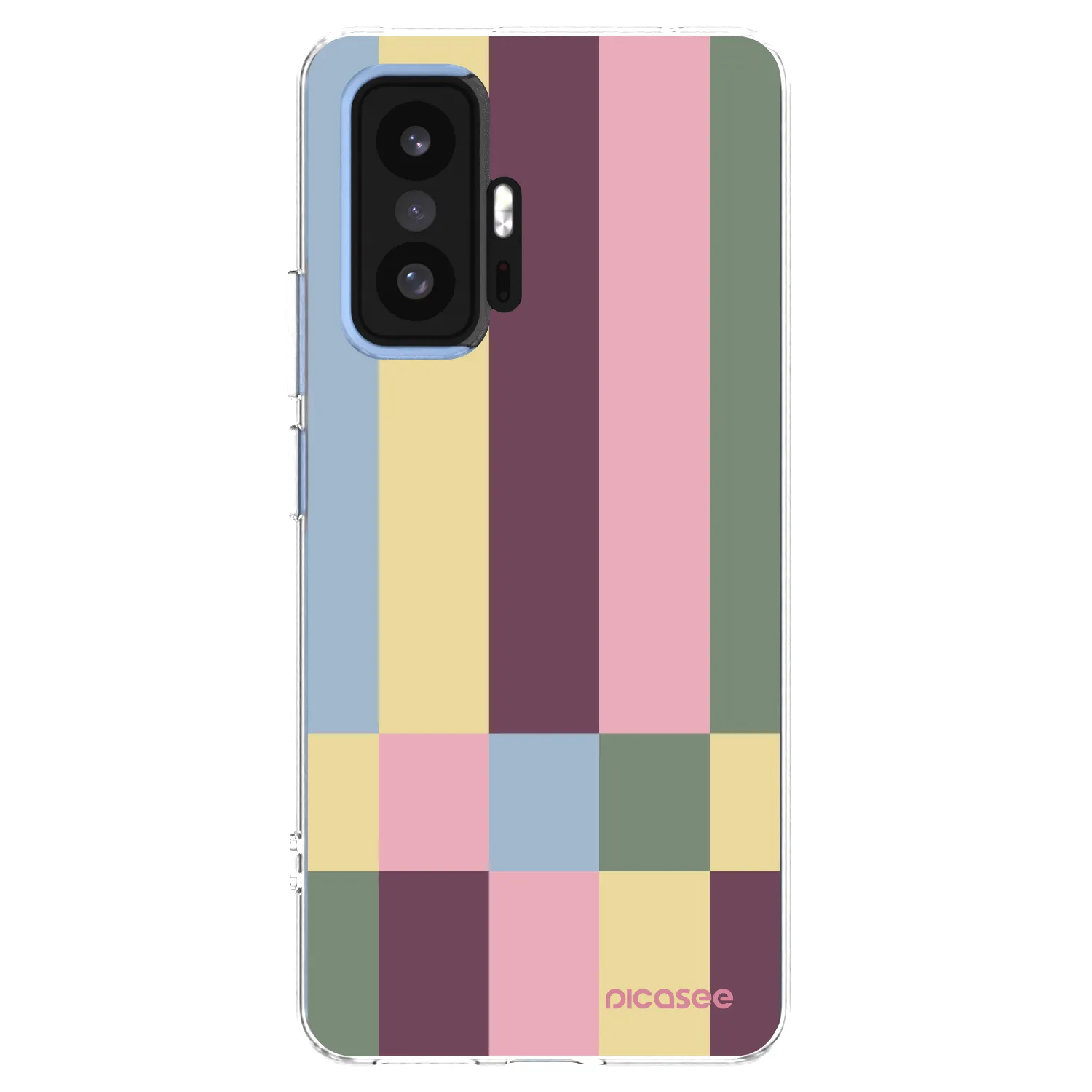 Picasee silikonska prozirna maskica za Xiaomi 11T Pro - Lobby tiles
