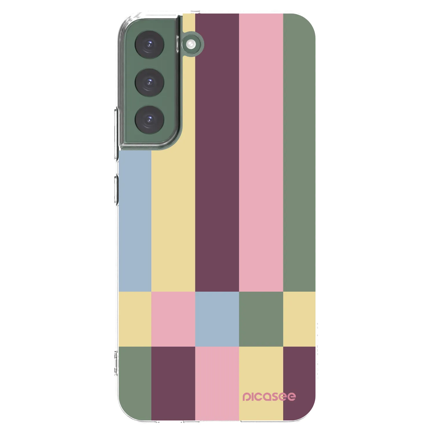 Picasee silikonska prozirna maskica za Samsung Galaxy S22+ 5G - Lobby tiles