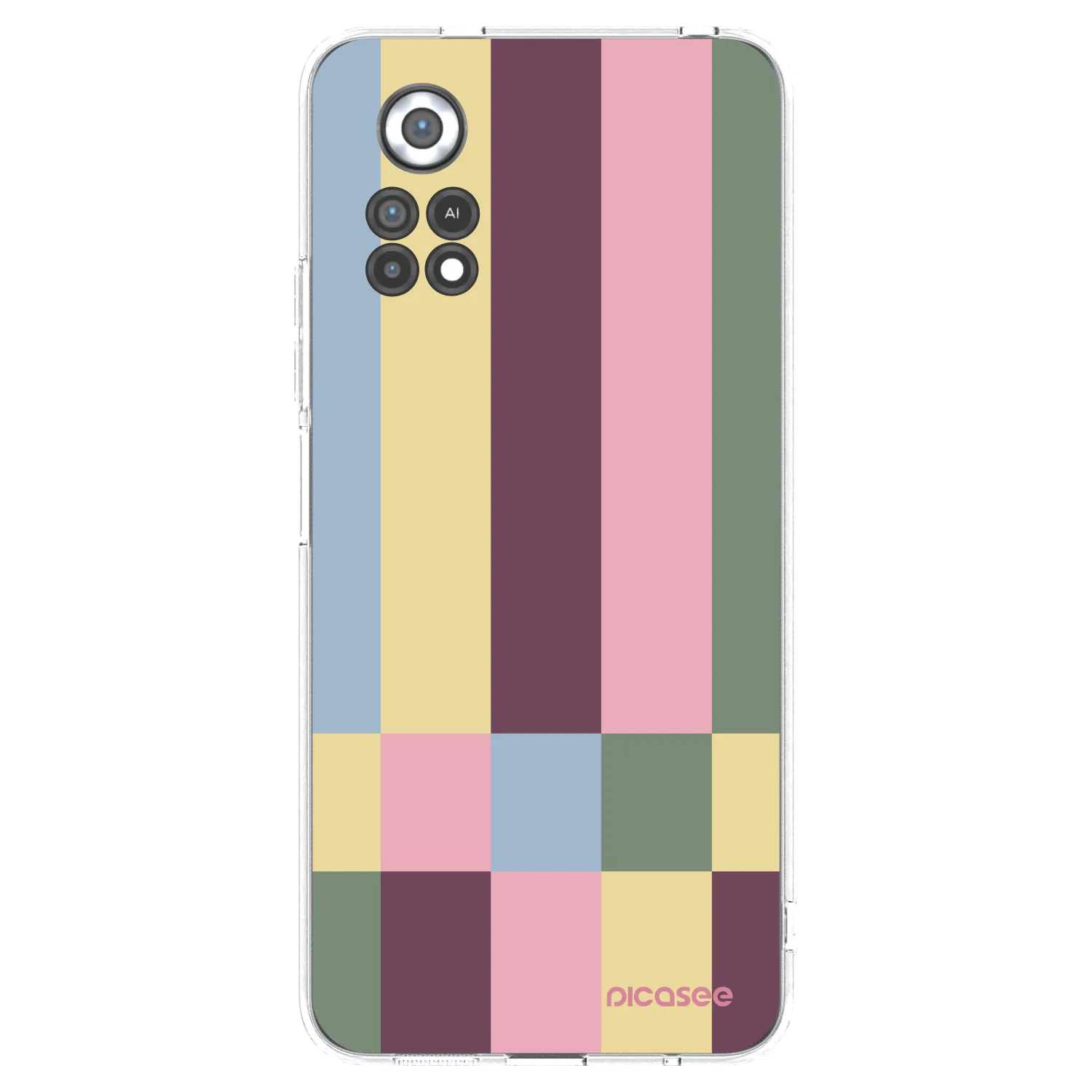 Picasee silikonska prozirna maskica za Xiaomi Poco X4 Pro 5G - Lobby tiles