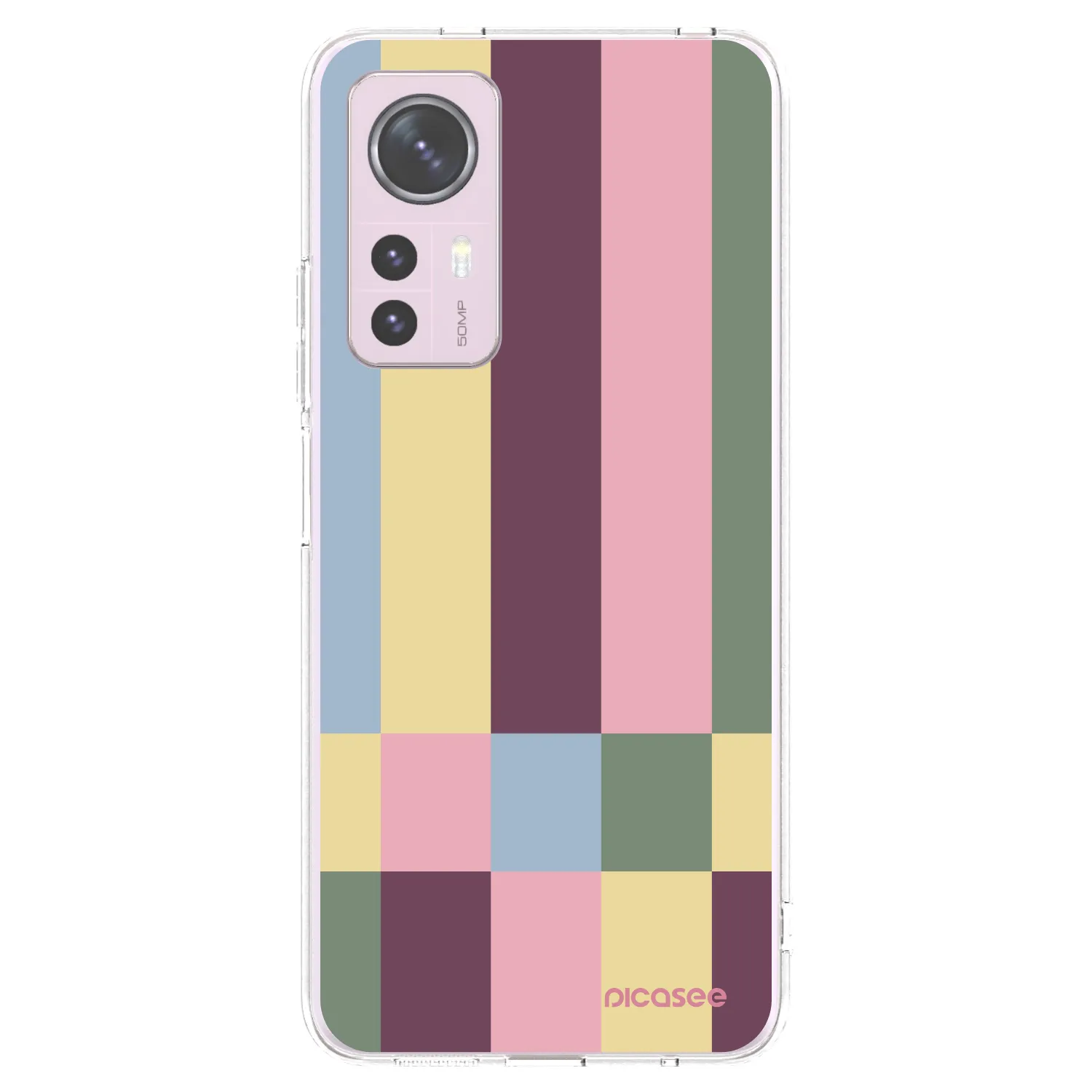 Picasee silikonska prozirna maskica za Xiaomi 12 - Lobby tiles