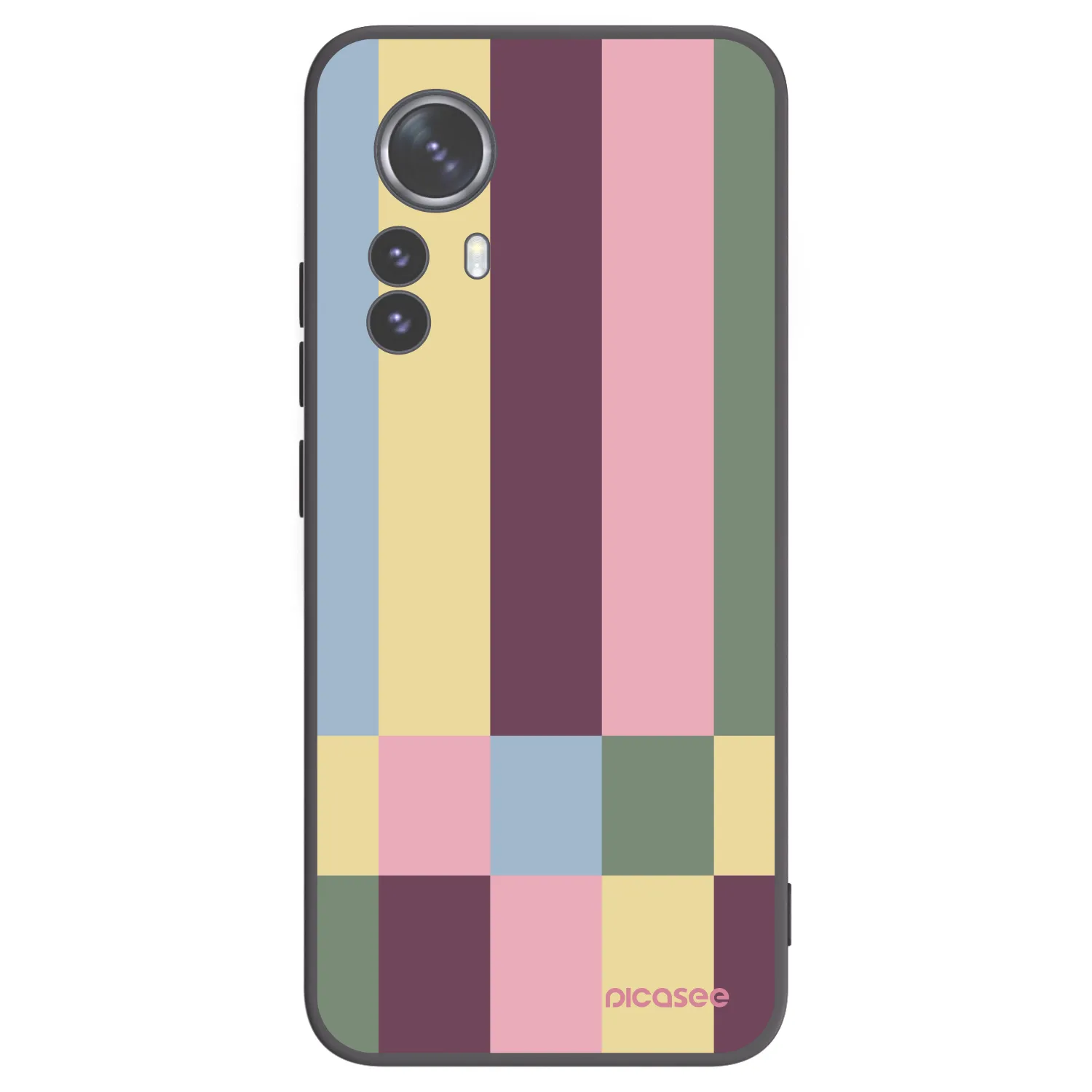 Picasee crna silikonska maskica za Xiaomi 12 Pro - Lobby tiles