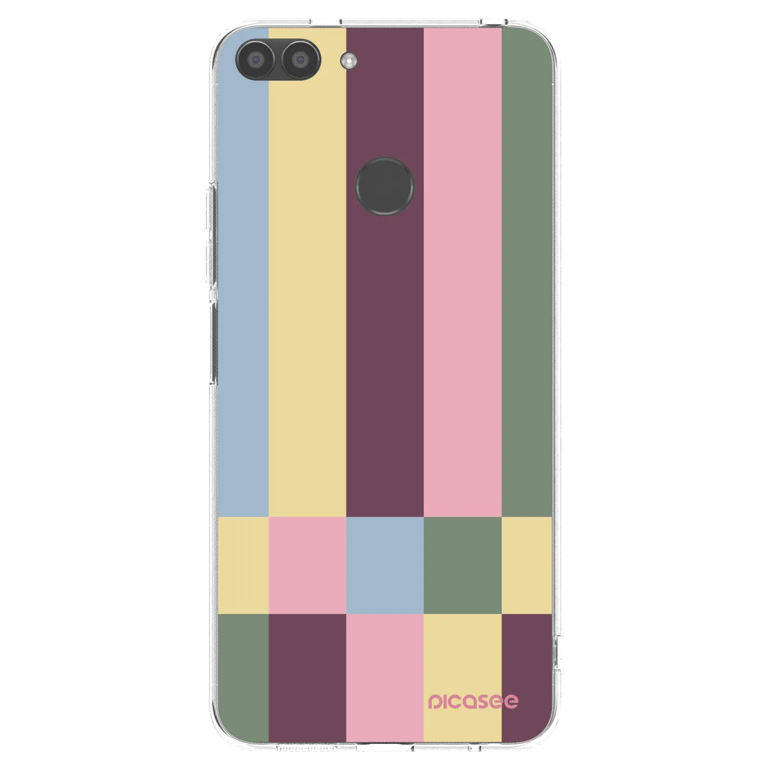 Picasee silikonska prozirna maskica za Huawei P Smart - Lobby tiles
