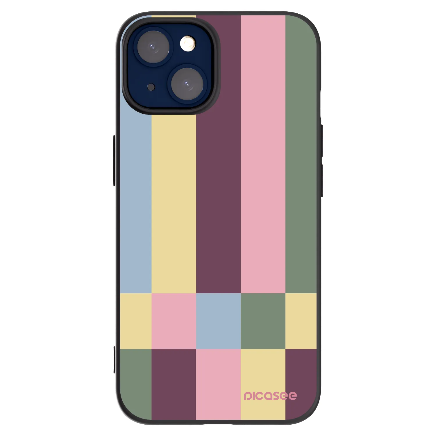 Picasee crna silikonska maskica za Apple iPhone 14 - Lobby tiles