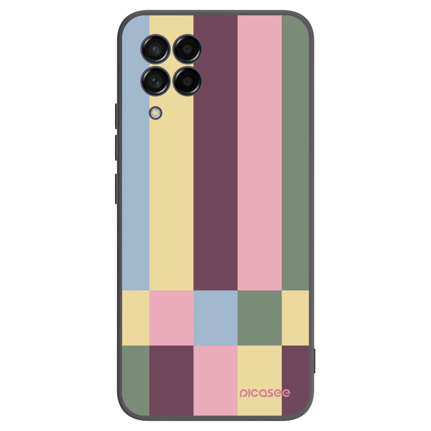 Picasee crna silikonska maskica za Samsung Galaxy M53 5G - Lobby tiles