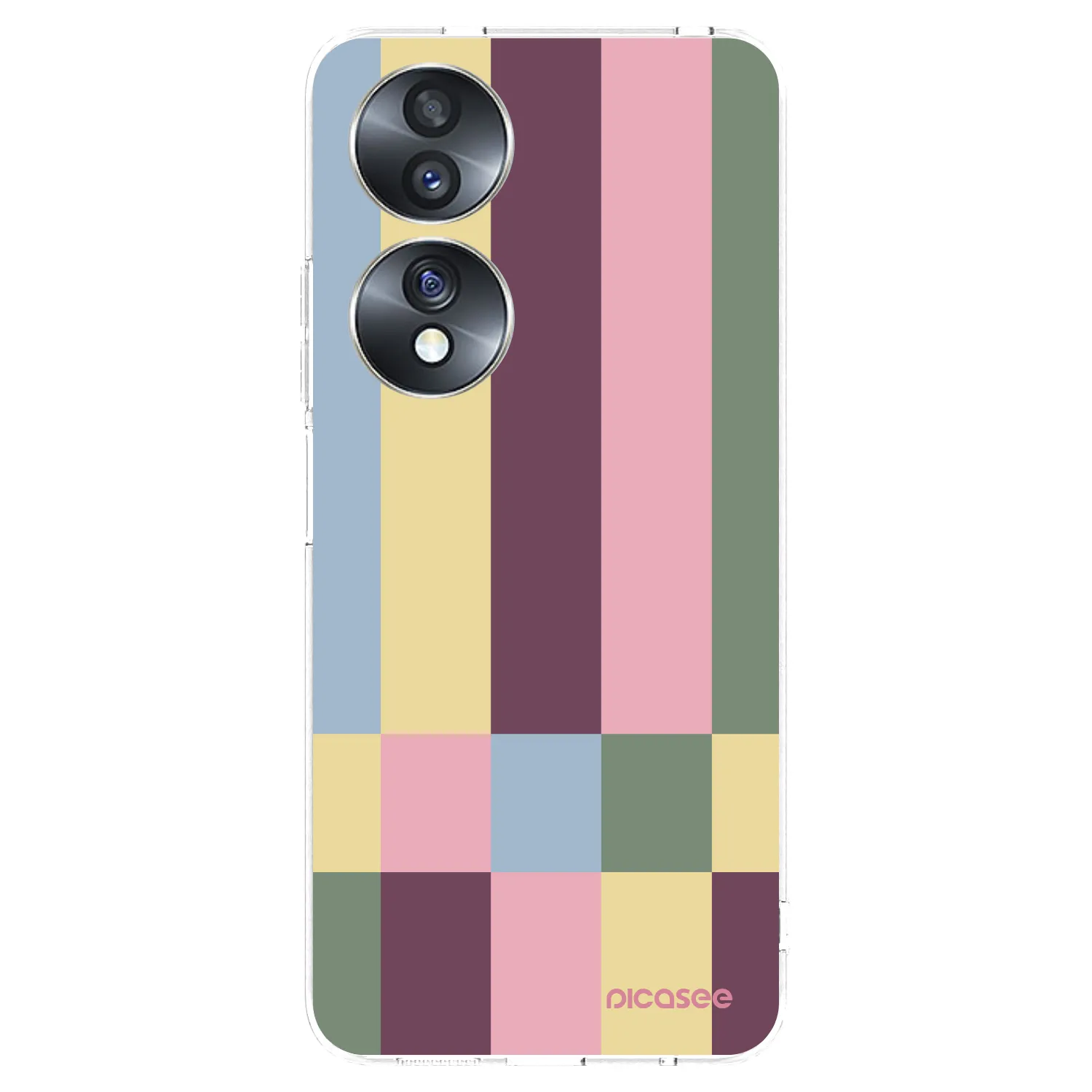 Picasee silikonska prozirna maskica za Honor 70 - Lobby tiles