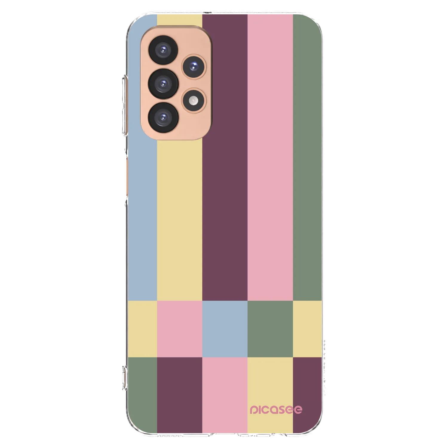 Picasee silikonska prozirna maskica za Samsung Galaxy A23 A236B 5G - Lobby tiles
