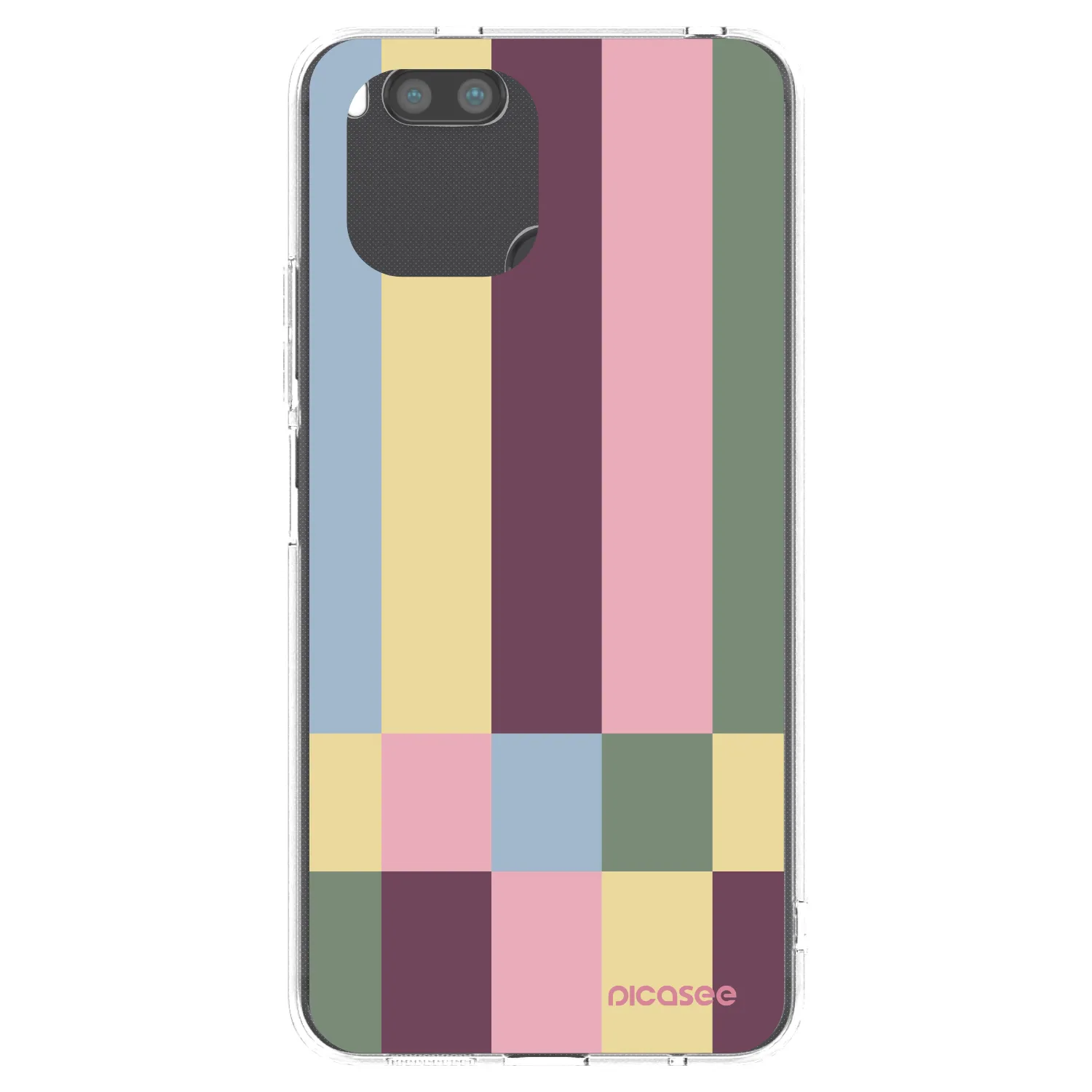 Picasee silikonska prozirna maskica za Xiaomi Redmi A1 - Lobby tiles