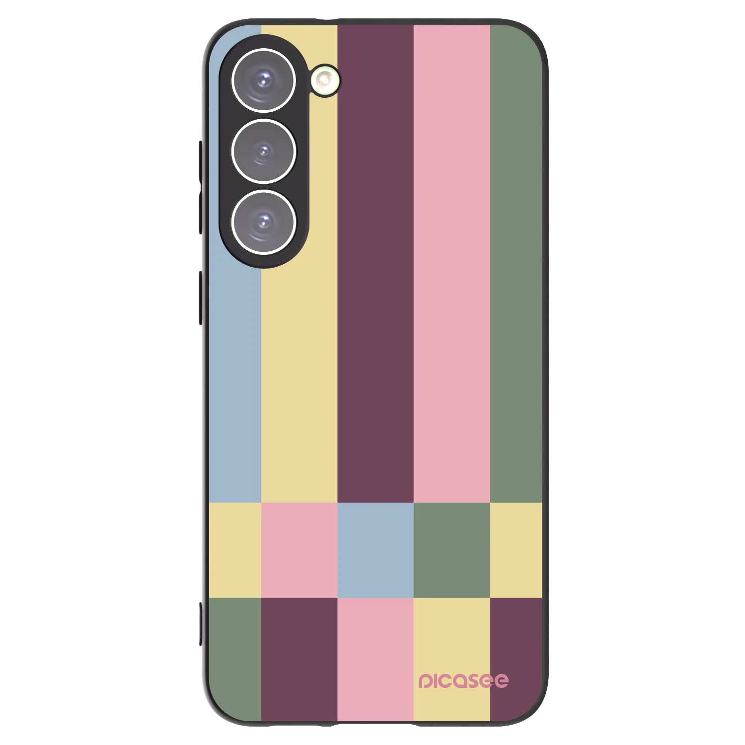 Picasee crna silikonska maskica za Samsung Galaxy S23+ 5G - Lobby tiles