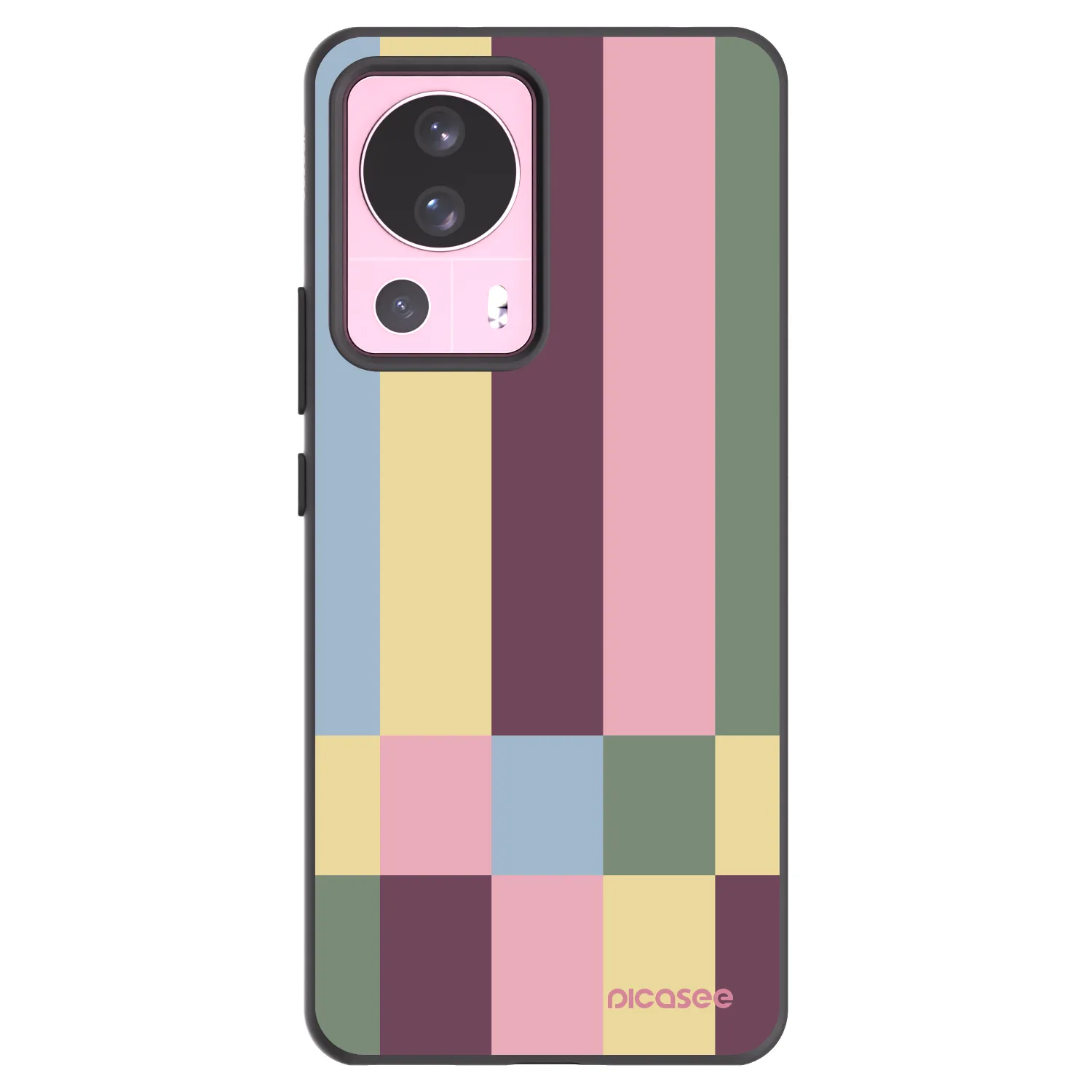 Picasee crna silikonska maskica za Xiaomi 13 Lite - Lobby tiles
