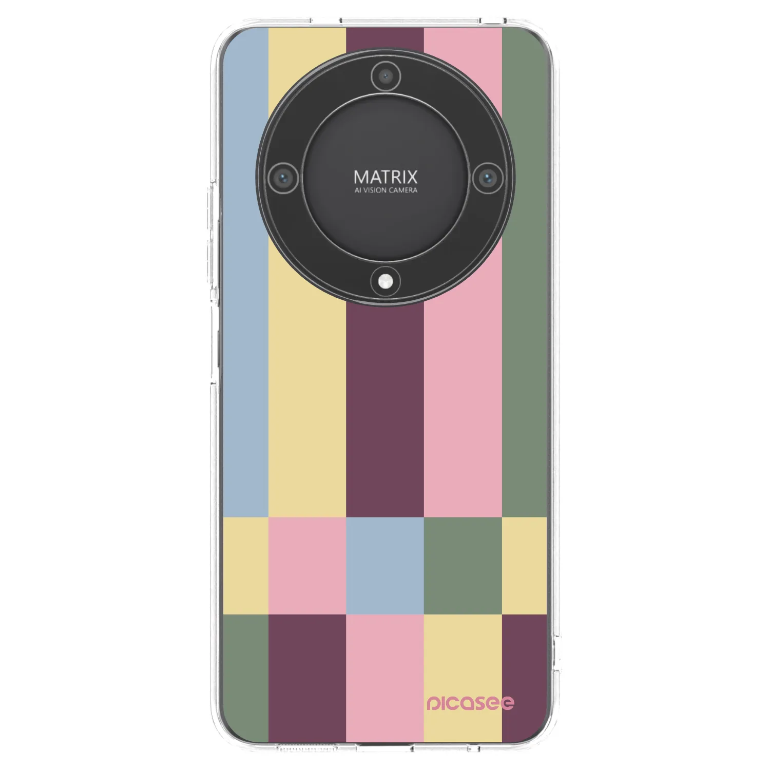 Picasee silikonska prozirna maskica za Honor Magic5 Lite 5G - Lobby tiles