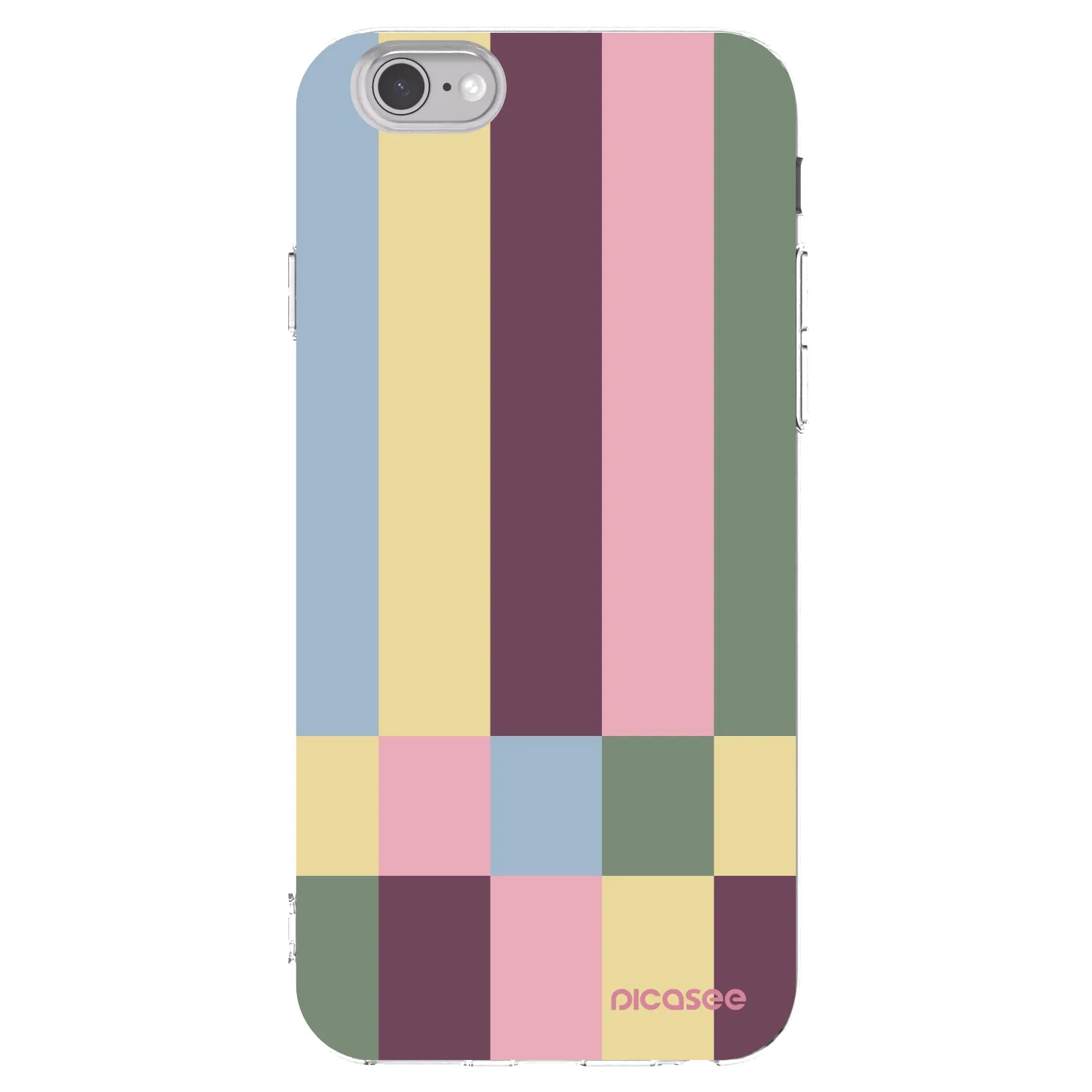 Picasee silikonska prozirna maskica za Apple iPhone 6/6S - Lobby tiles