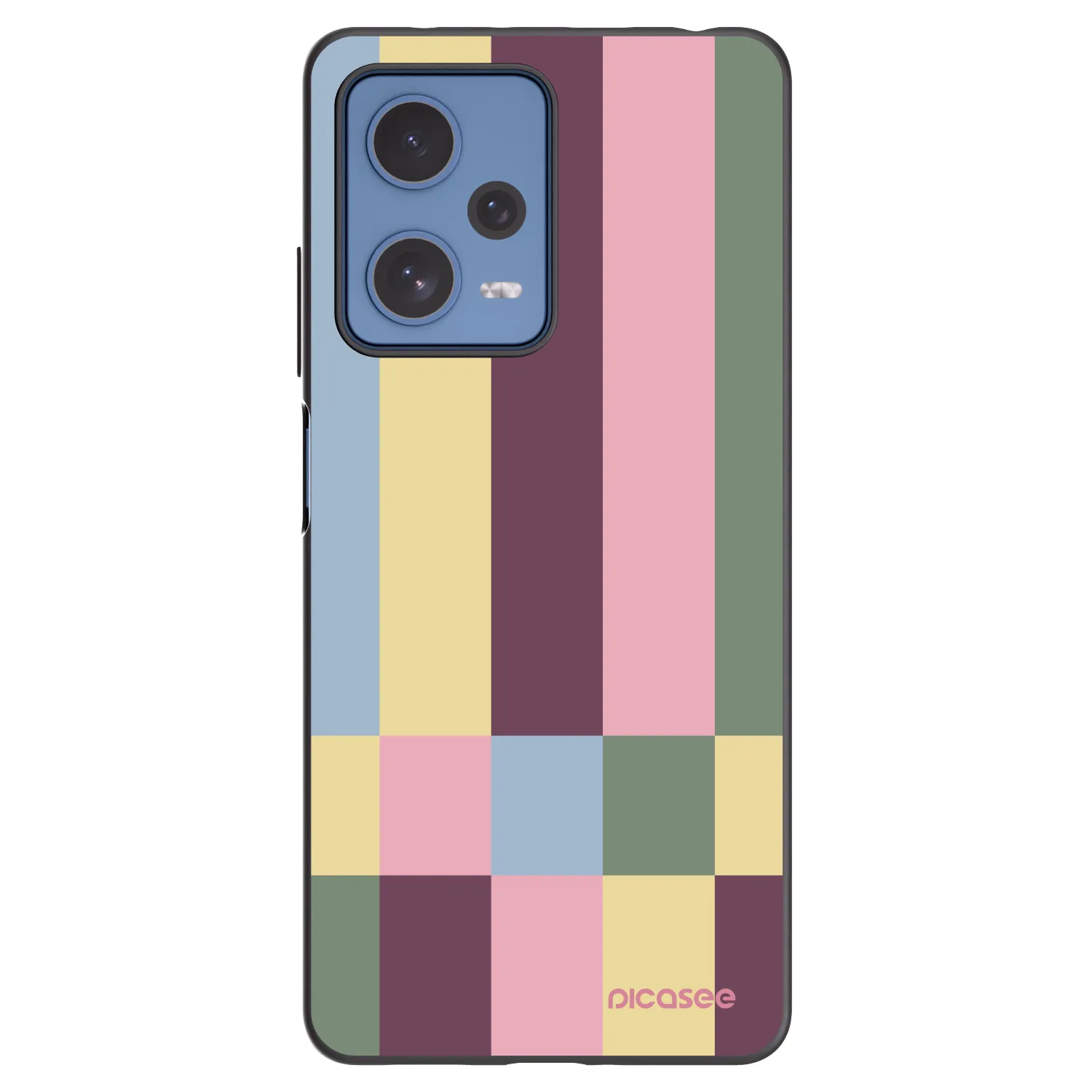 Picasee crna silikonska maskica za Xiaomi Redmi Note 12 Pro 5G - Lobby tiles