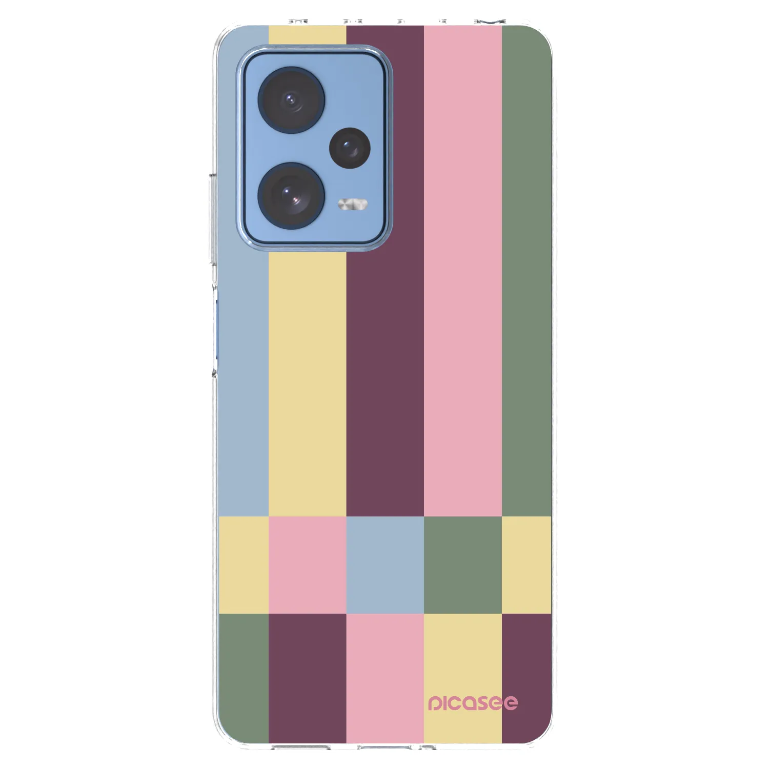 Picasee silikonska prozirna maskica za Xiaomi Redmi Note 12 Pro 5G - Lobby tiles