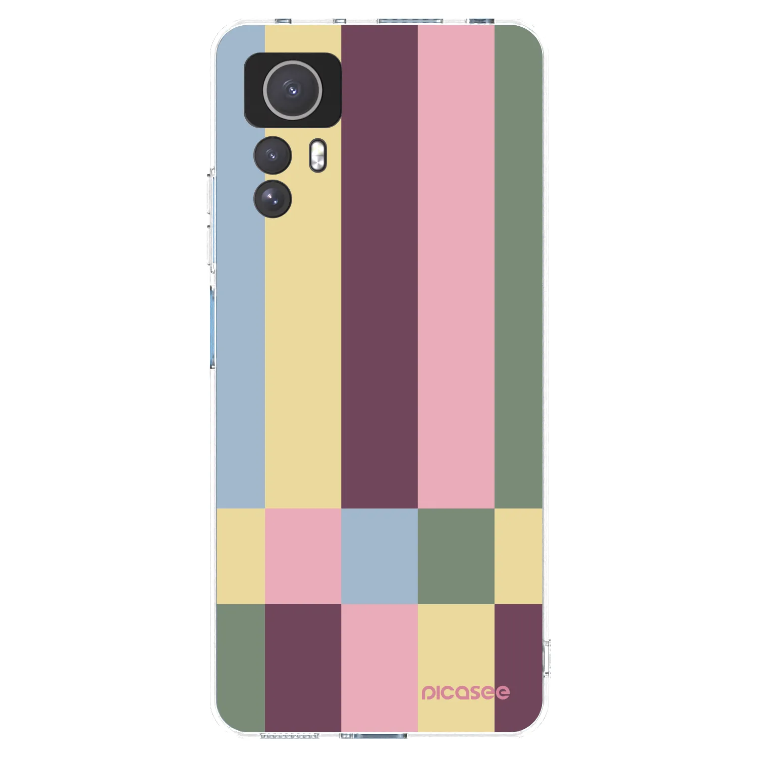 Picasee silikonska prozirna maskica za Xiaomi Redmi Note 12S - Lobby tiles