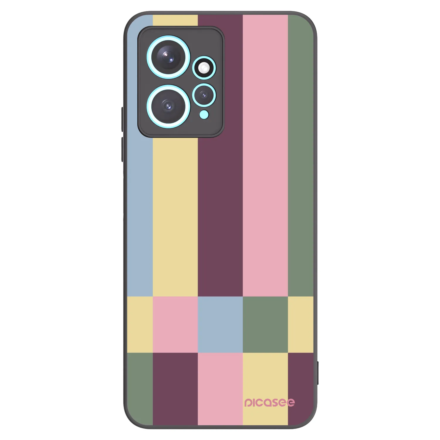 Picasee crna silikonska maskica za Xiaomi Redmi Note 12 4G - Lobby tiles