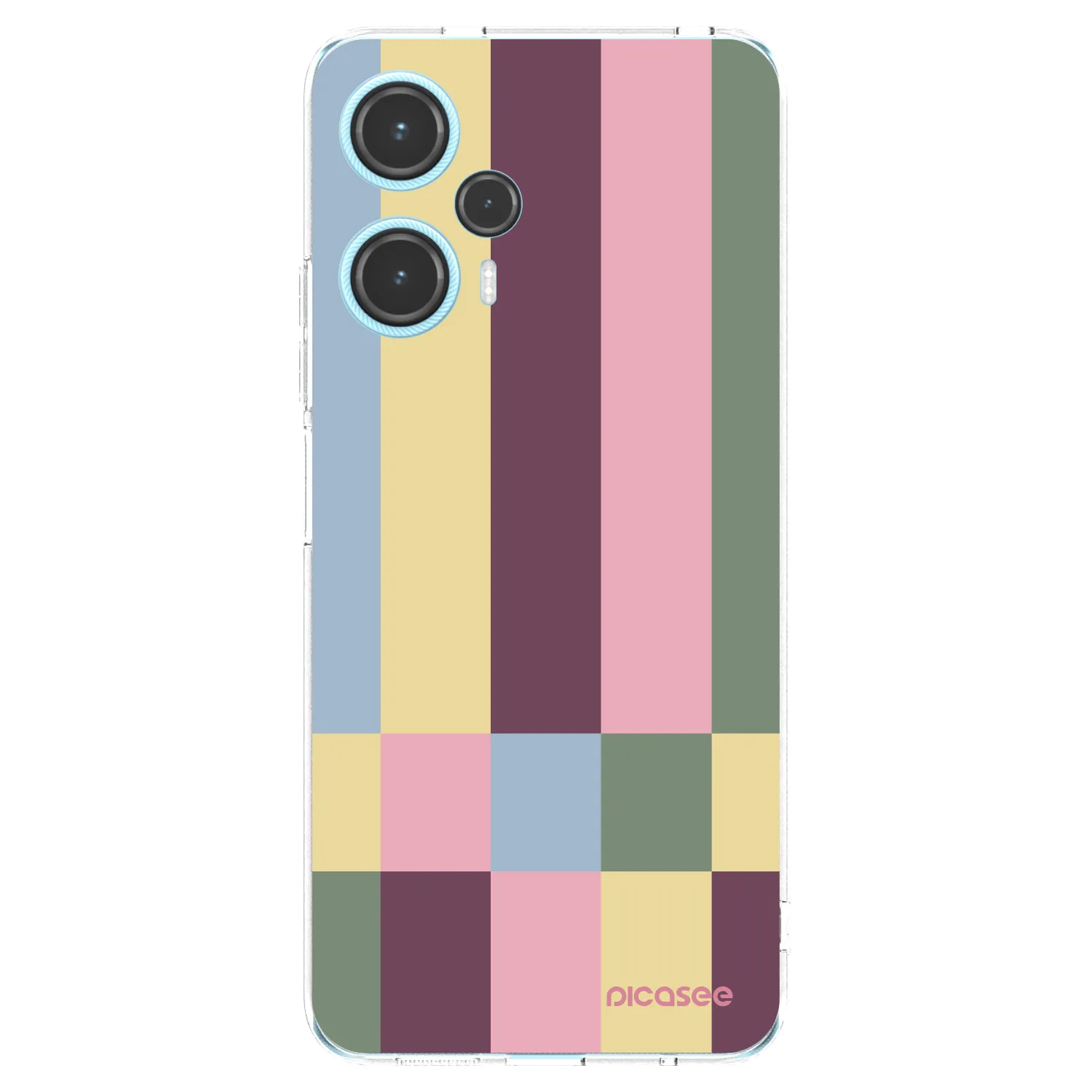 Picasee silikonska prozirna maskica za Xiaomi Poco F5 - Lobby tiles