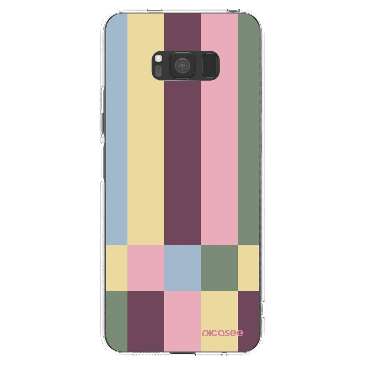 Picasee silikonska prozirna maskica za Samsung Galaxy S8 G950F - Lobby tiles
