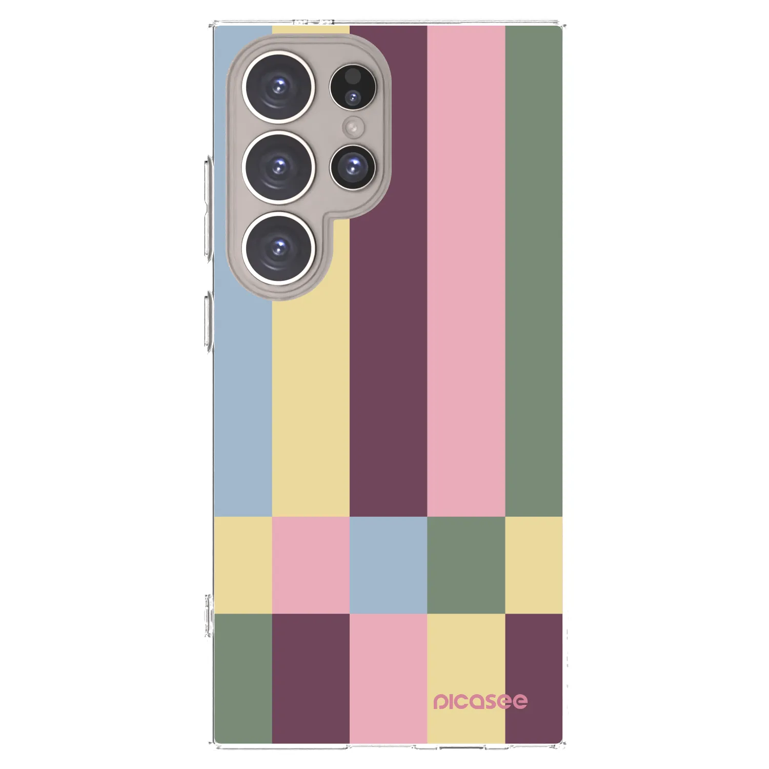 Picasee silikonska prozirna maskica za Samsung Galaxy S24 Ultra S928B 5G - Lobby tiles