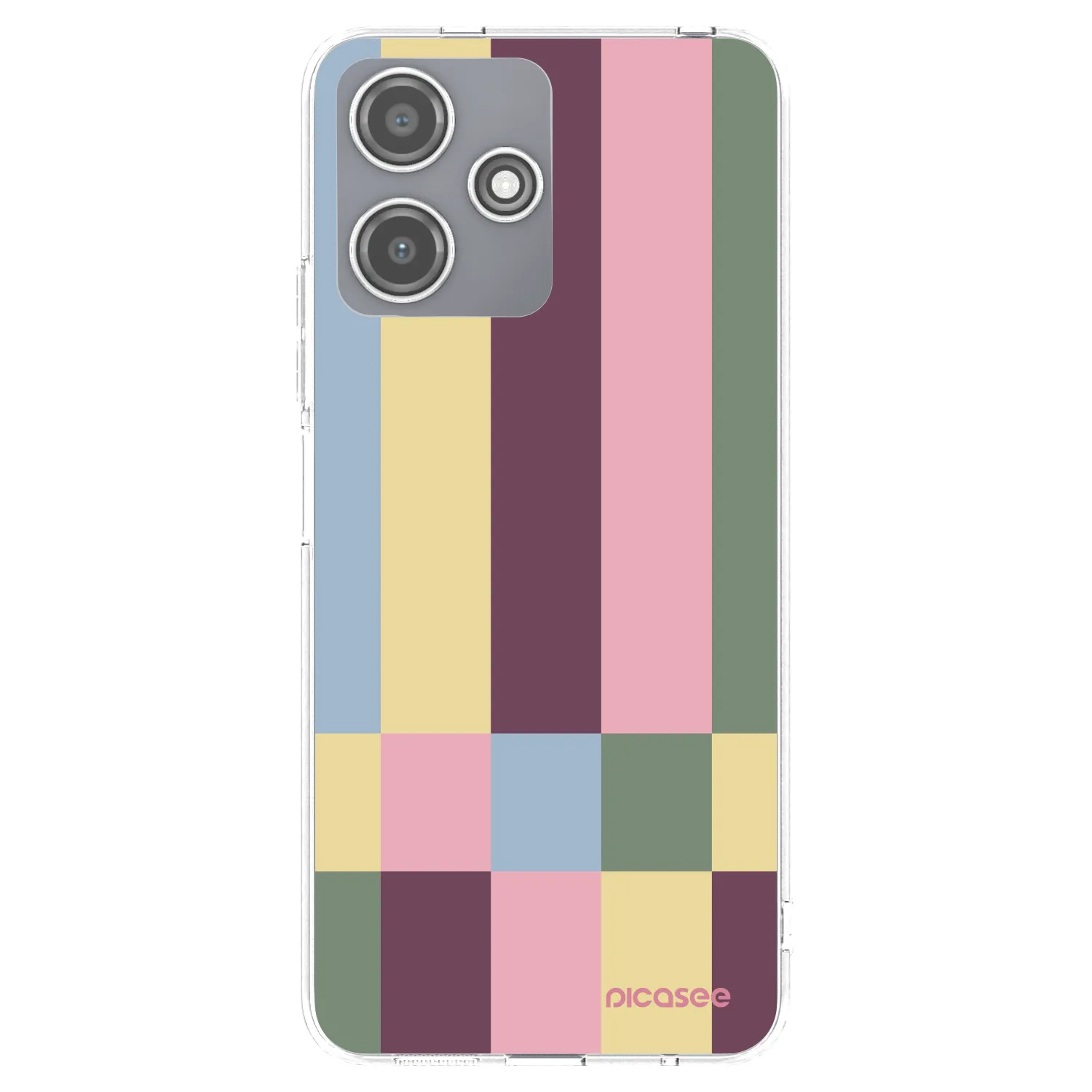 Picasee silikonska prozirna maskica za Xiaomi Redmi 12 5G - Lobby tiles