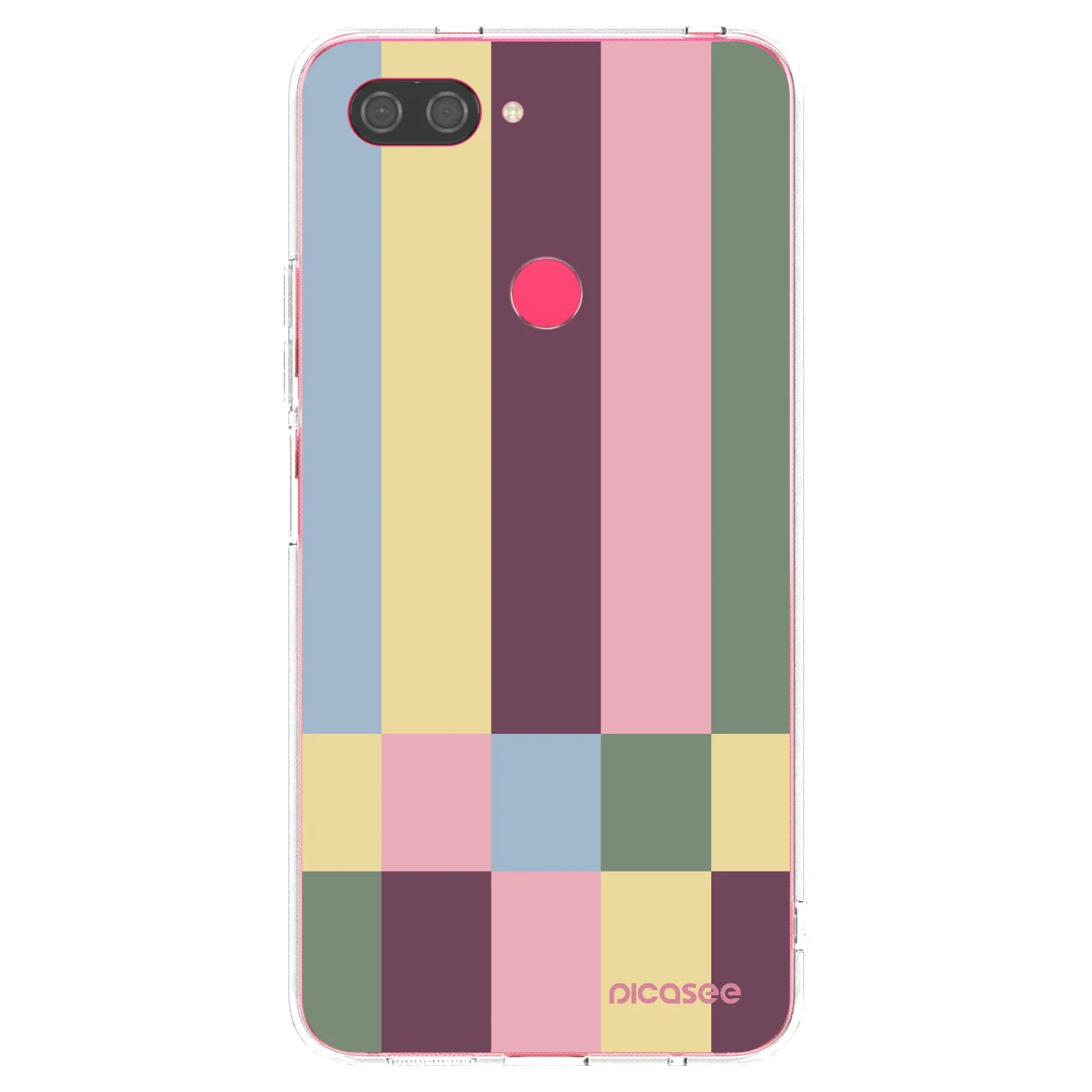 Picasee silikonska prozirna maskica za Xiaomi Mi 8 Lite - Lobby tiles