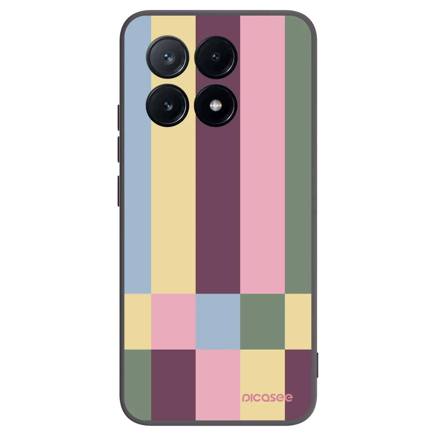 Picasee crna silikonska maskica za Xiaomi Poco X6 Pro - Lobby tiles