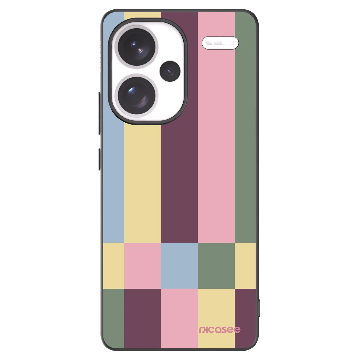 Picasee crna silikonska maskica za Xiaomi Redmi Note 13 Pro+ 5G - Lobby tiles