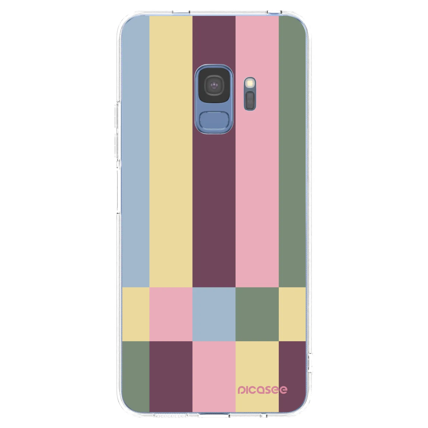 Picasee silikonska prozirna maskica za Samsung Galaxy S9 G960F - Lobby tiles