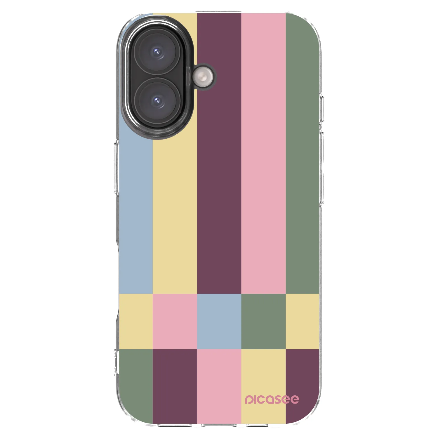 Picasee silikonska prozirna maskica za Apple iPhone 16 - Lobby tiles
