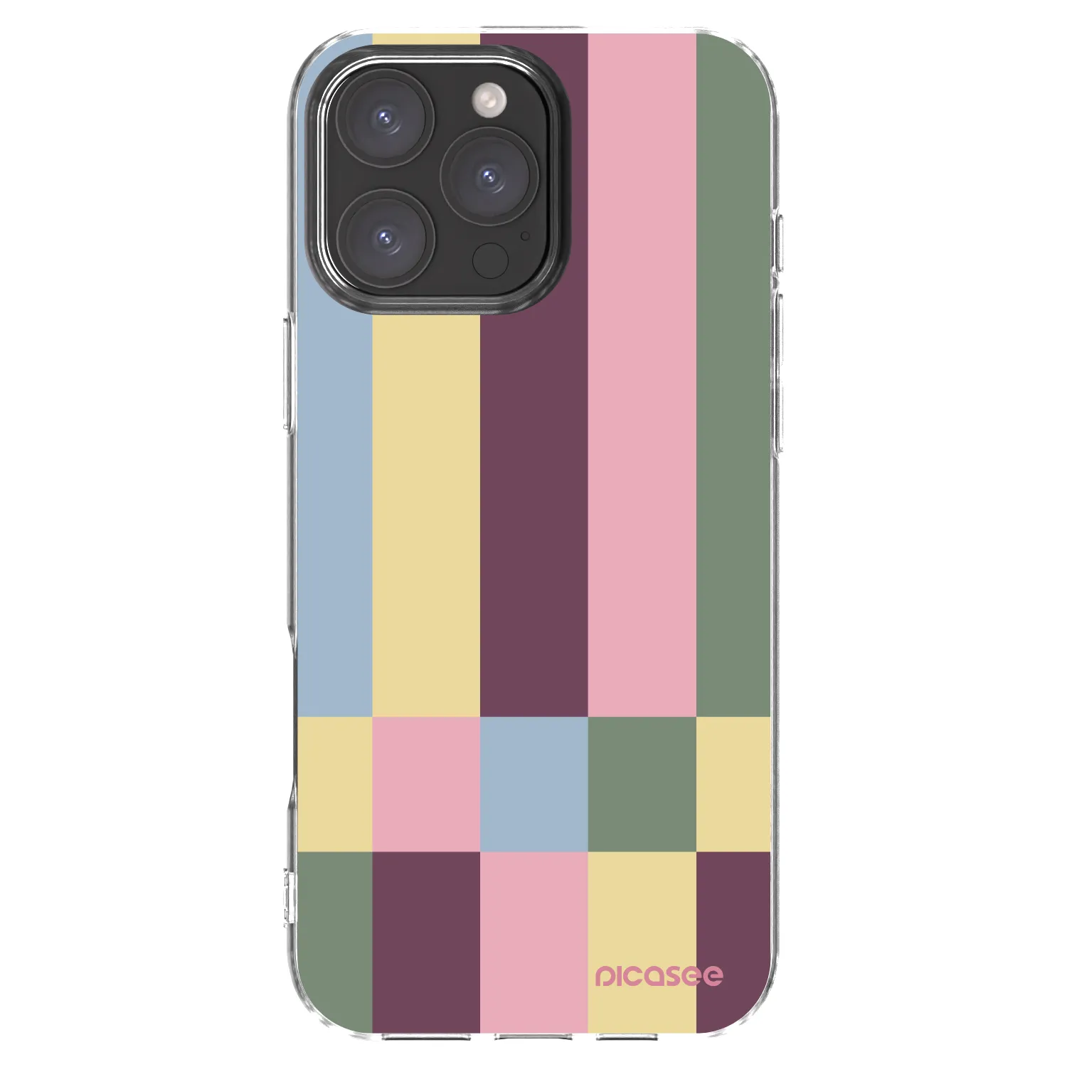 Picasee silikonska prozirna maskica za Apple iPhone 16 Pro Max - Lobby tiles