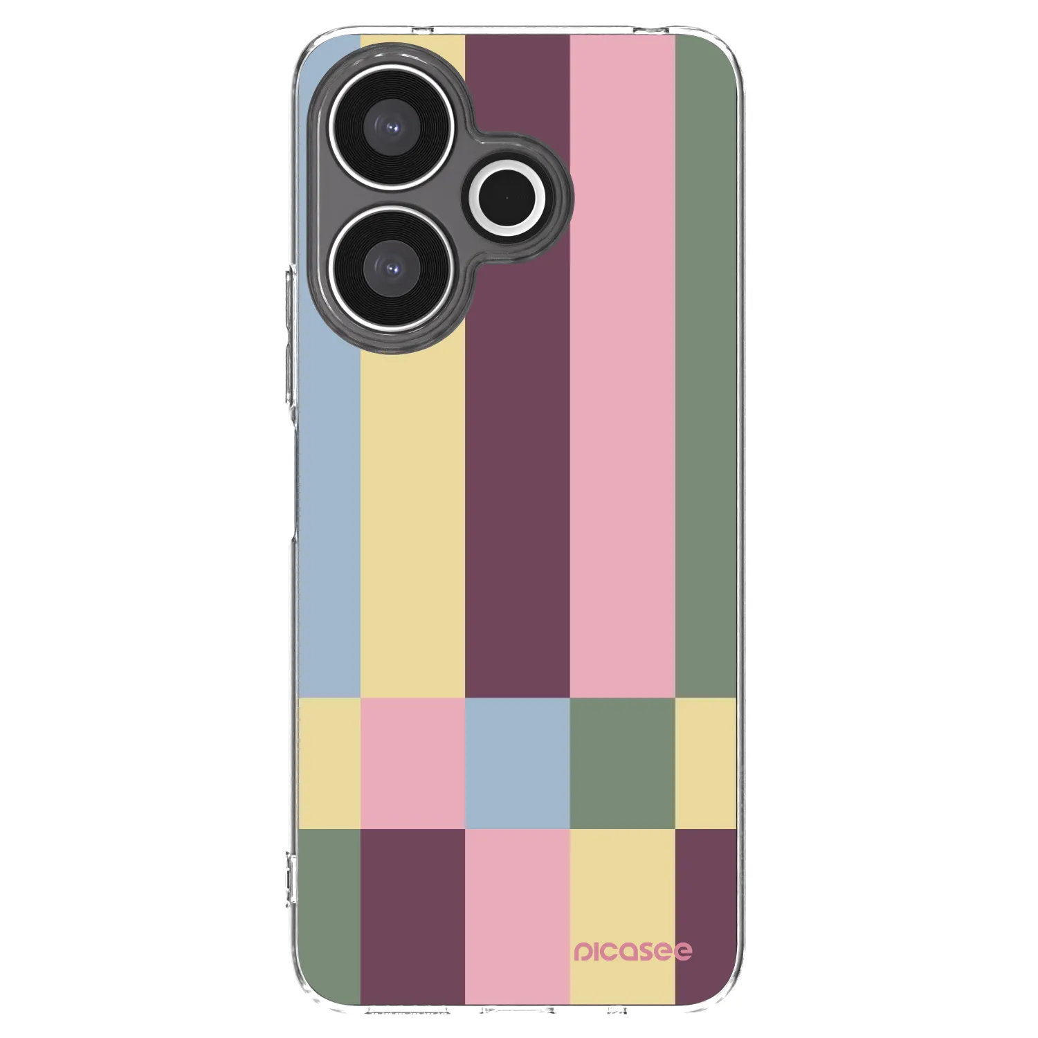 Picasee silikonska prozirna maskica za Xiaomi Redmi 13 4G - Lobby tiles