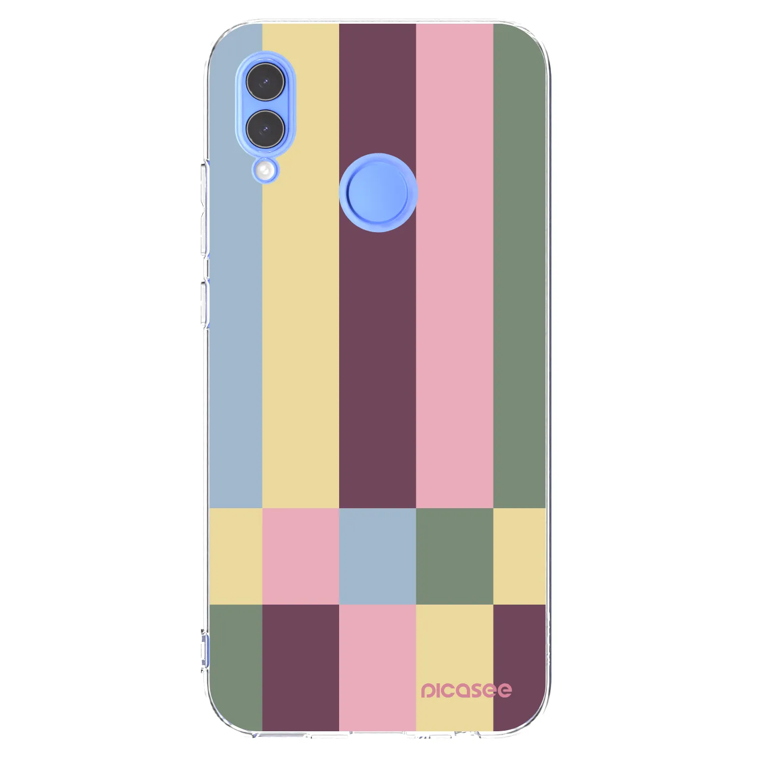 Picasee silikonska prozirna maskica za Huawei P Smart 2019 - Lobby tiles