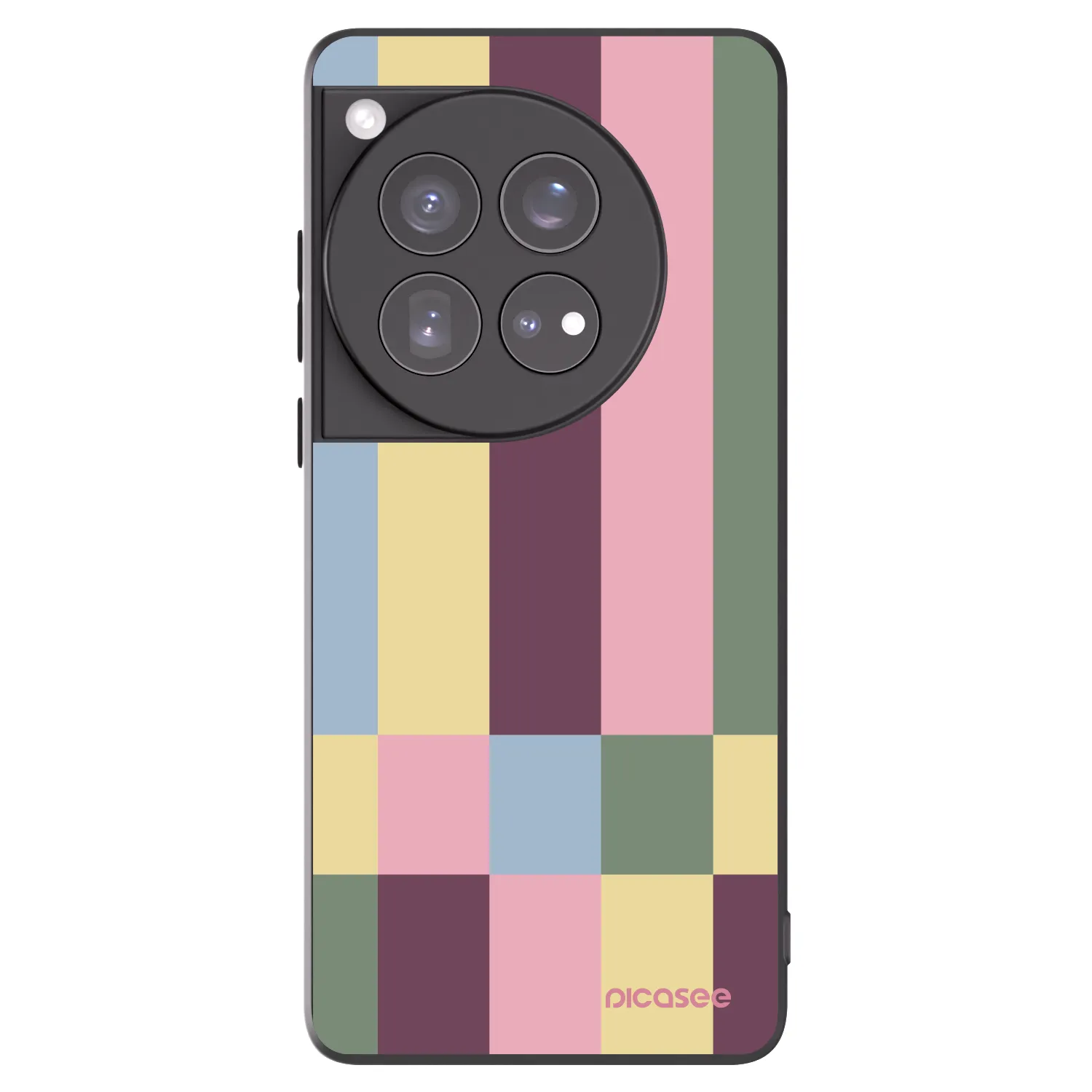 Picasee crna silikonska maskica za OnePlus 12 5G - Lobby tiles