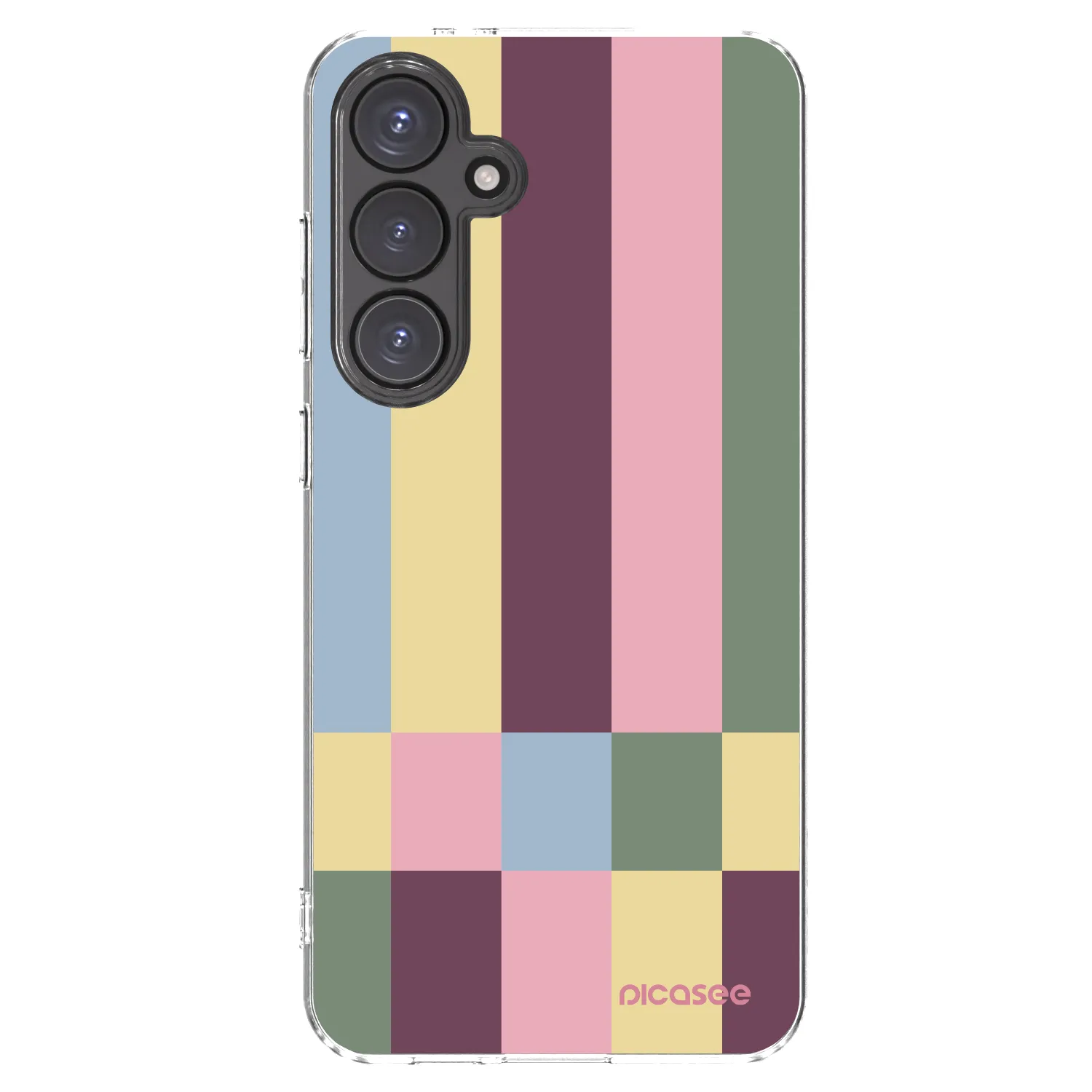 Picasee silikonska prozirna maskica za Samsung Galaxy S24 FE S721B - Lobby tiles
