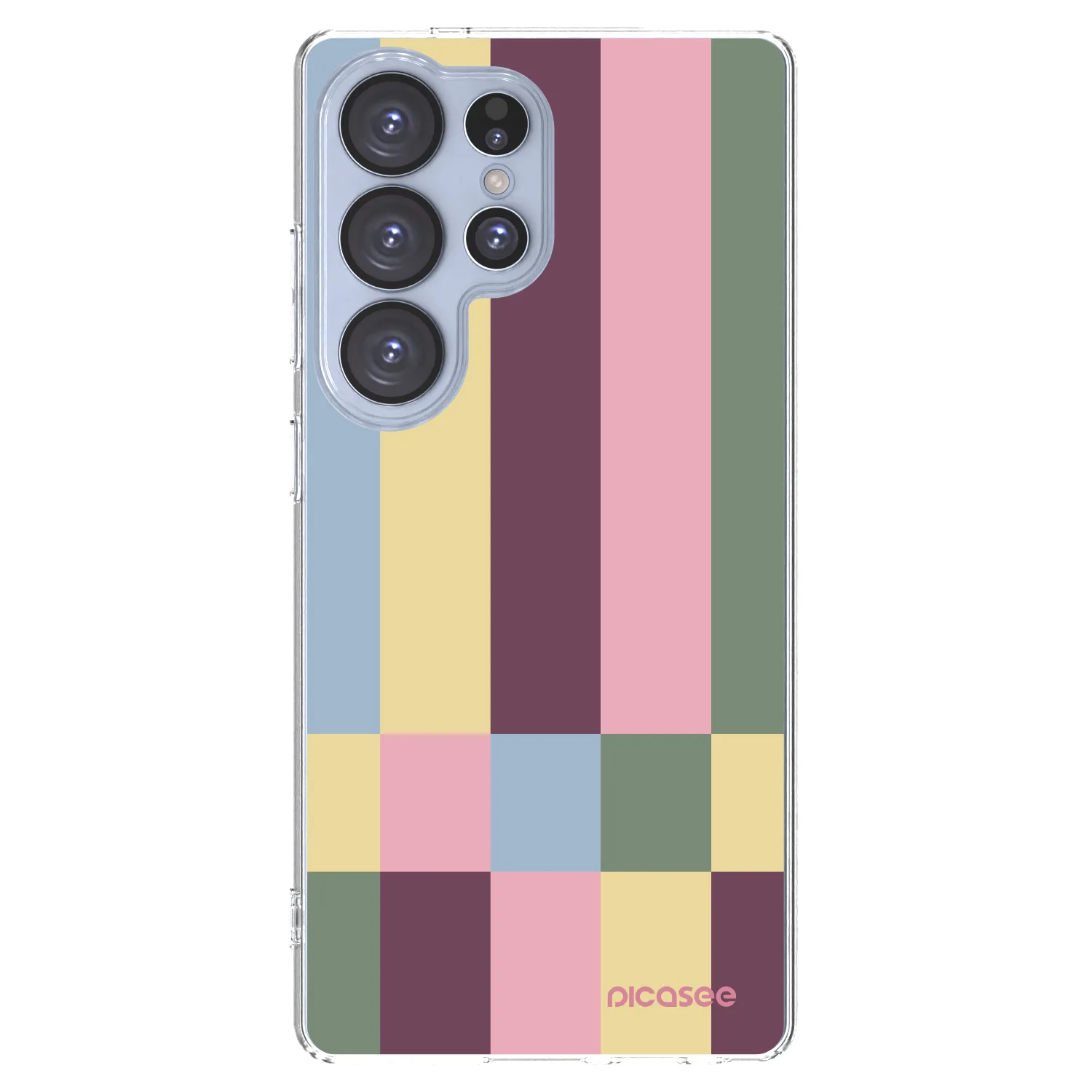 Picasee silikonska prozirna maskica za Samsung Galaxy S25 Ultra 5G - Lobby tiles