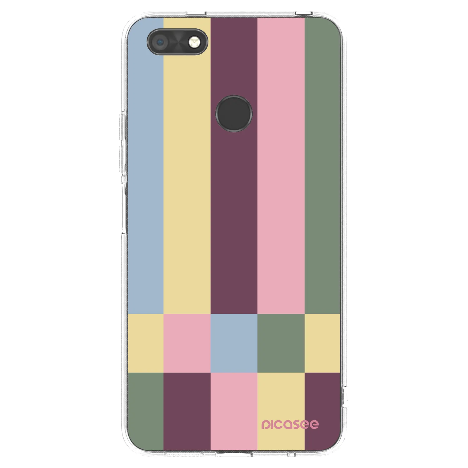 Picasee silikonska prozirna maskica za Huawei P9 Lite Mini - Lobby tiles