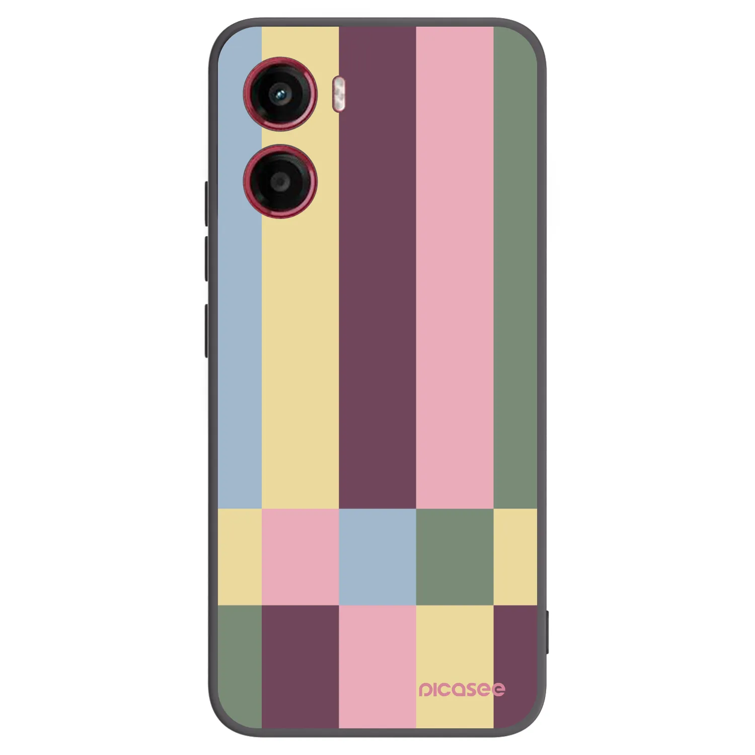 Picasee crna silikonska maskica za Motorola Moto G05 - Lobby tiles