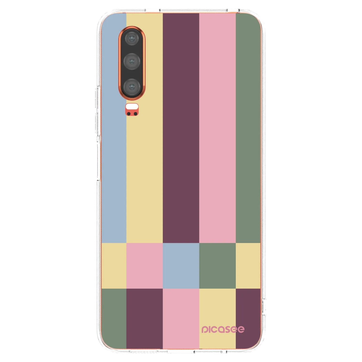 Picasee silikonska prozirna maskica za Huawei P30 - Lobby tiles