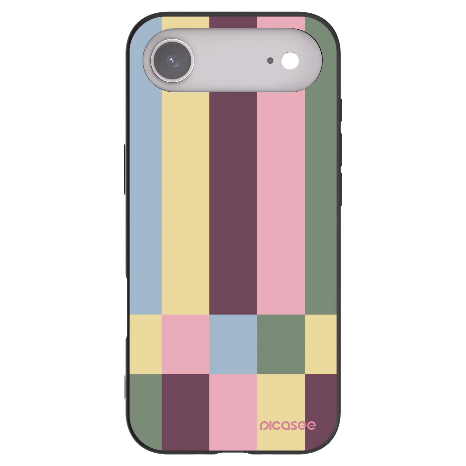 Picasee crna silikonska maskica za Apple iPhone Air - Lobby tiles